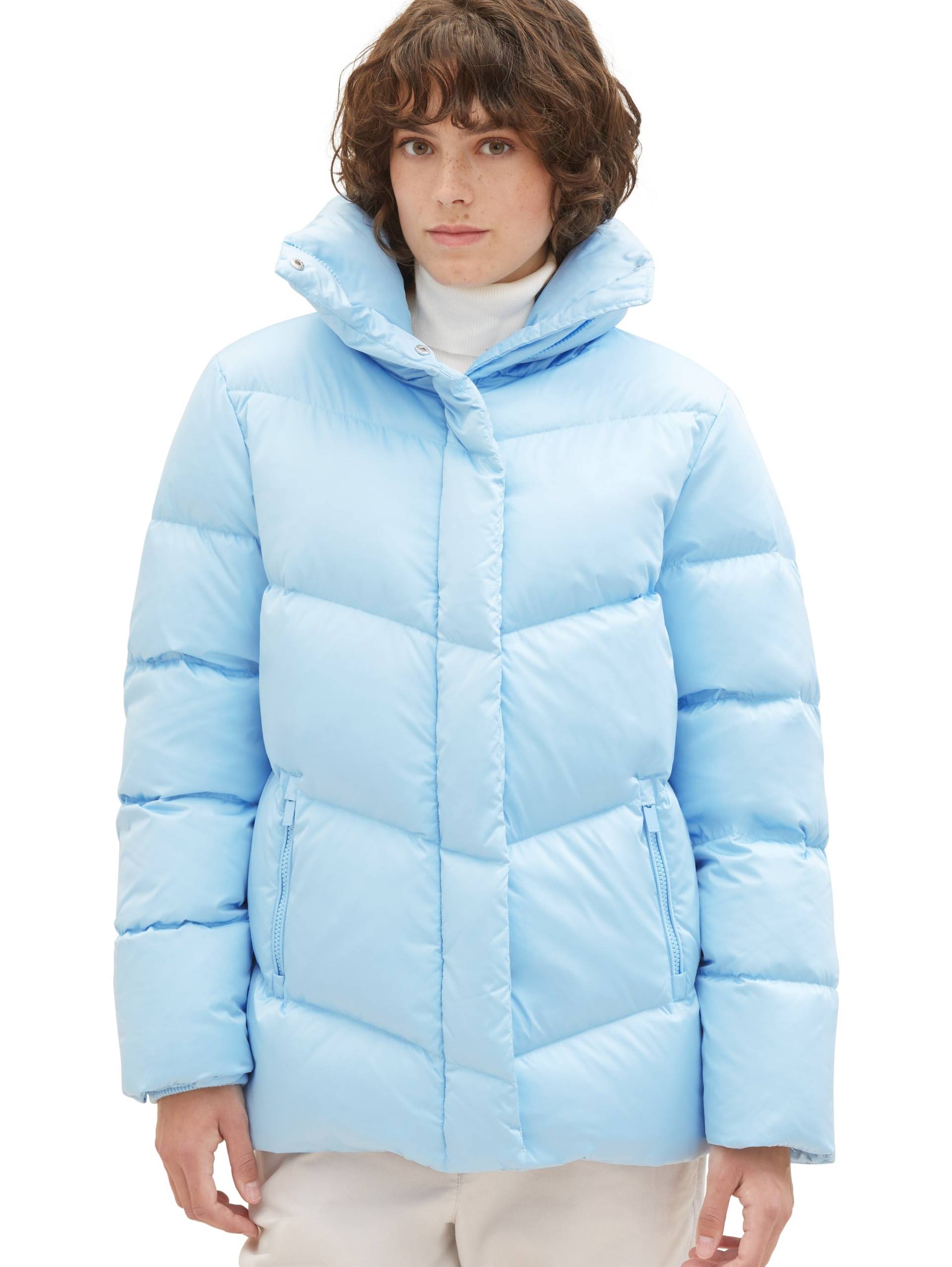 TOM TAILOR Steppjacke, mit Logodruck am wattierten Stehkragen TOM TAILOR Steppjacke, mit Logodruck am wattierten Stehkragen von TOM TAILOR