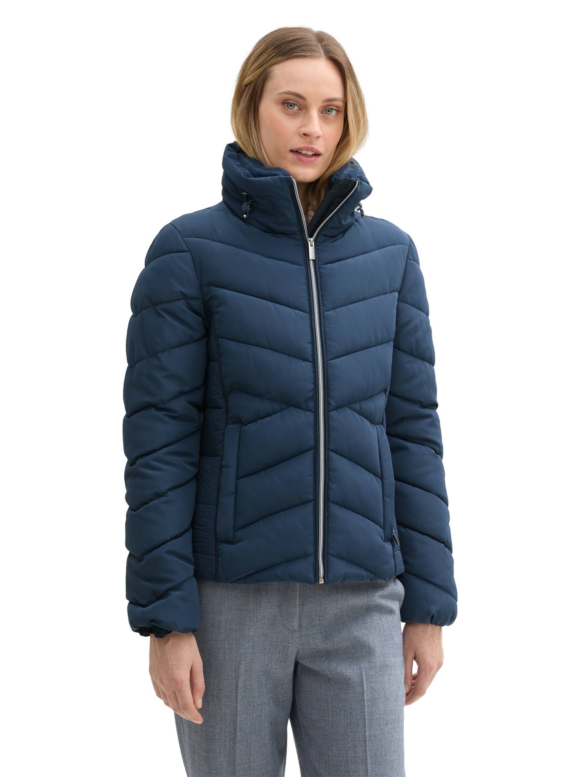 TOM TAILOR Steppjacke, ohne Kapuze, mit Stehkragen und Reissverschluss TOM TAILOR Steppjacke, ohne Kapuze, mit Stehkragen und Reissverschluss von TOM TAILOR