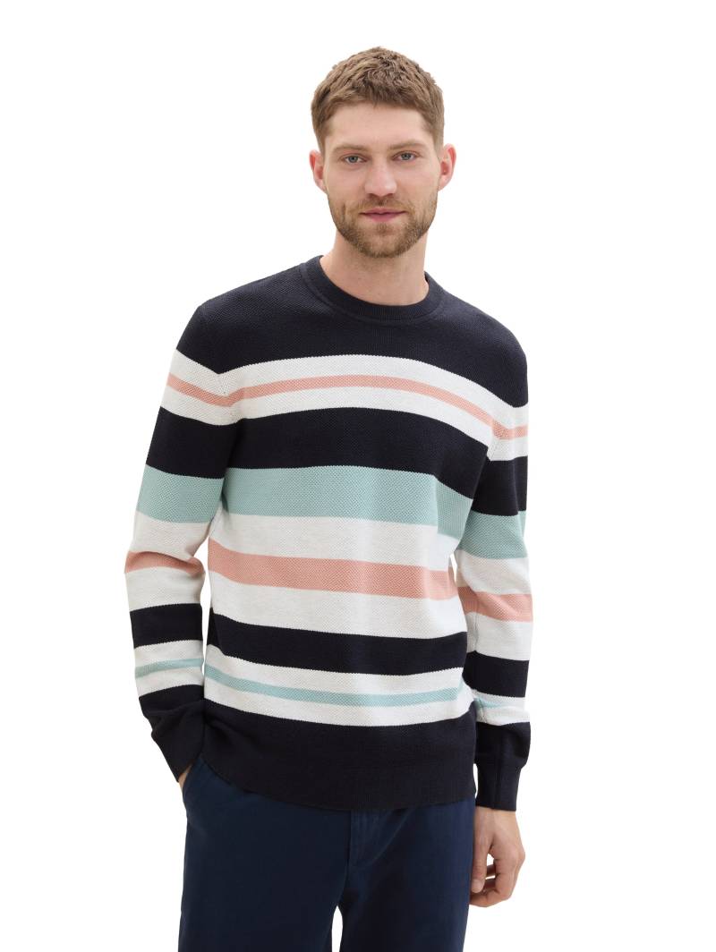 TOM TAILOR Strickpullover, im Streifen-Design von TOM TAILOR