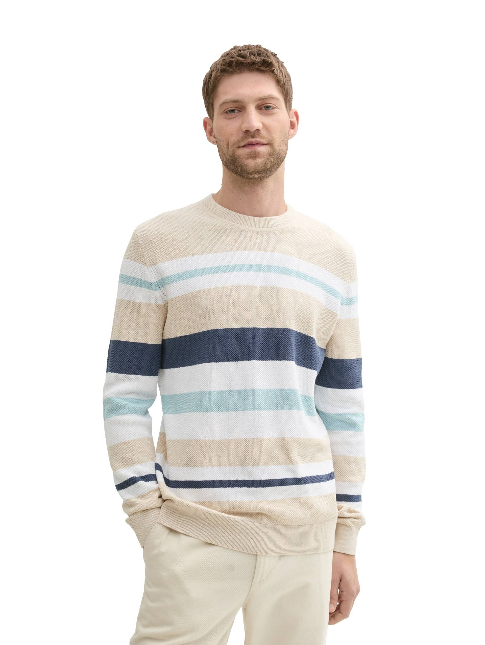 TOM TAILOR Strickpullover, im Streifen-Design von TOM TAILOR