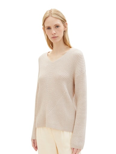 TOM TAILOR Strickpullover, mit Drop-Shoulder Naht von TOM TAILOR