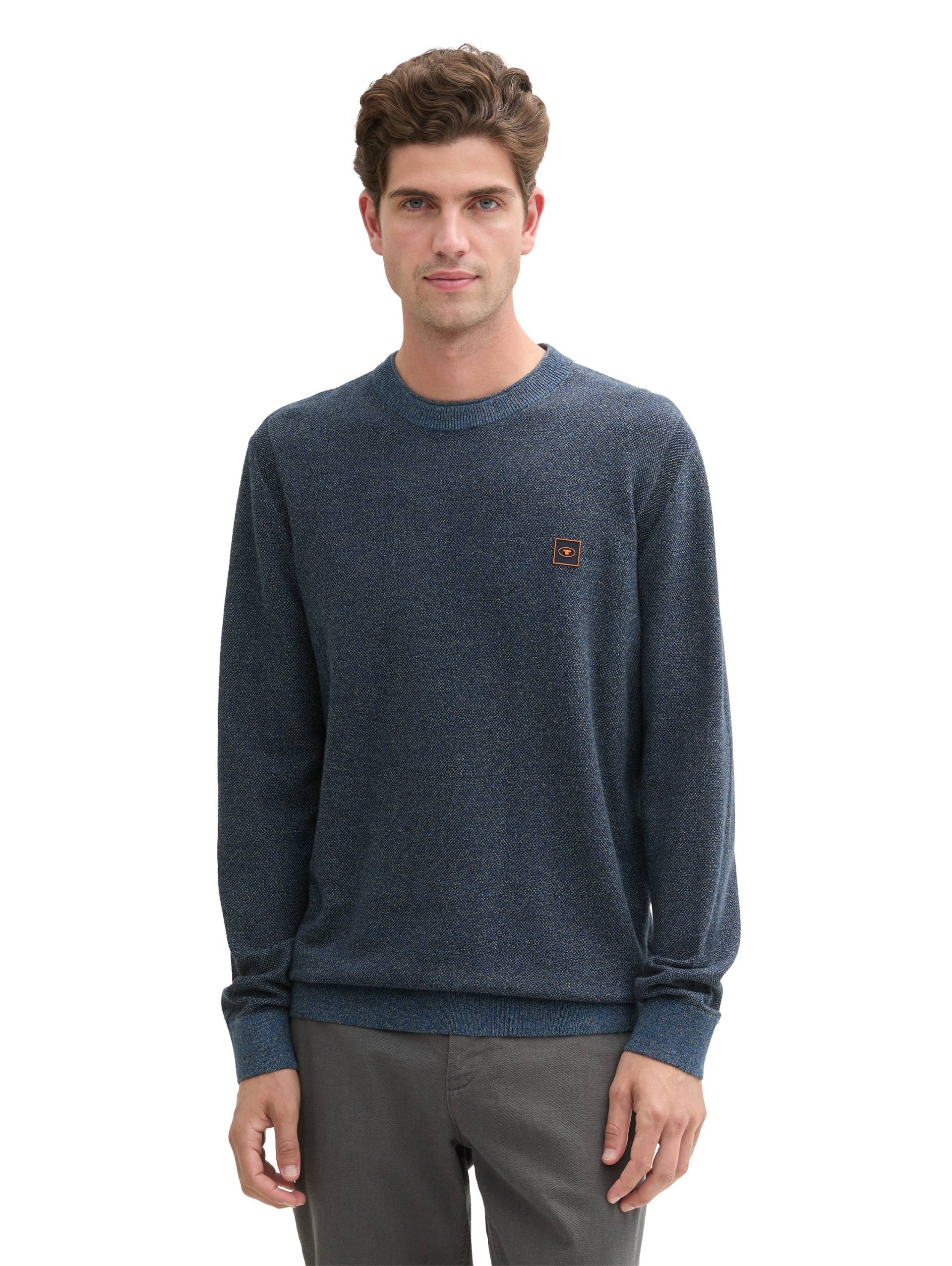 TOM TAILOR Strickpullover, mit Logostickerei von TOM TAILOR