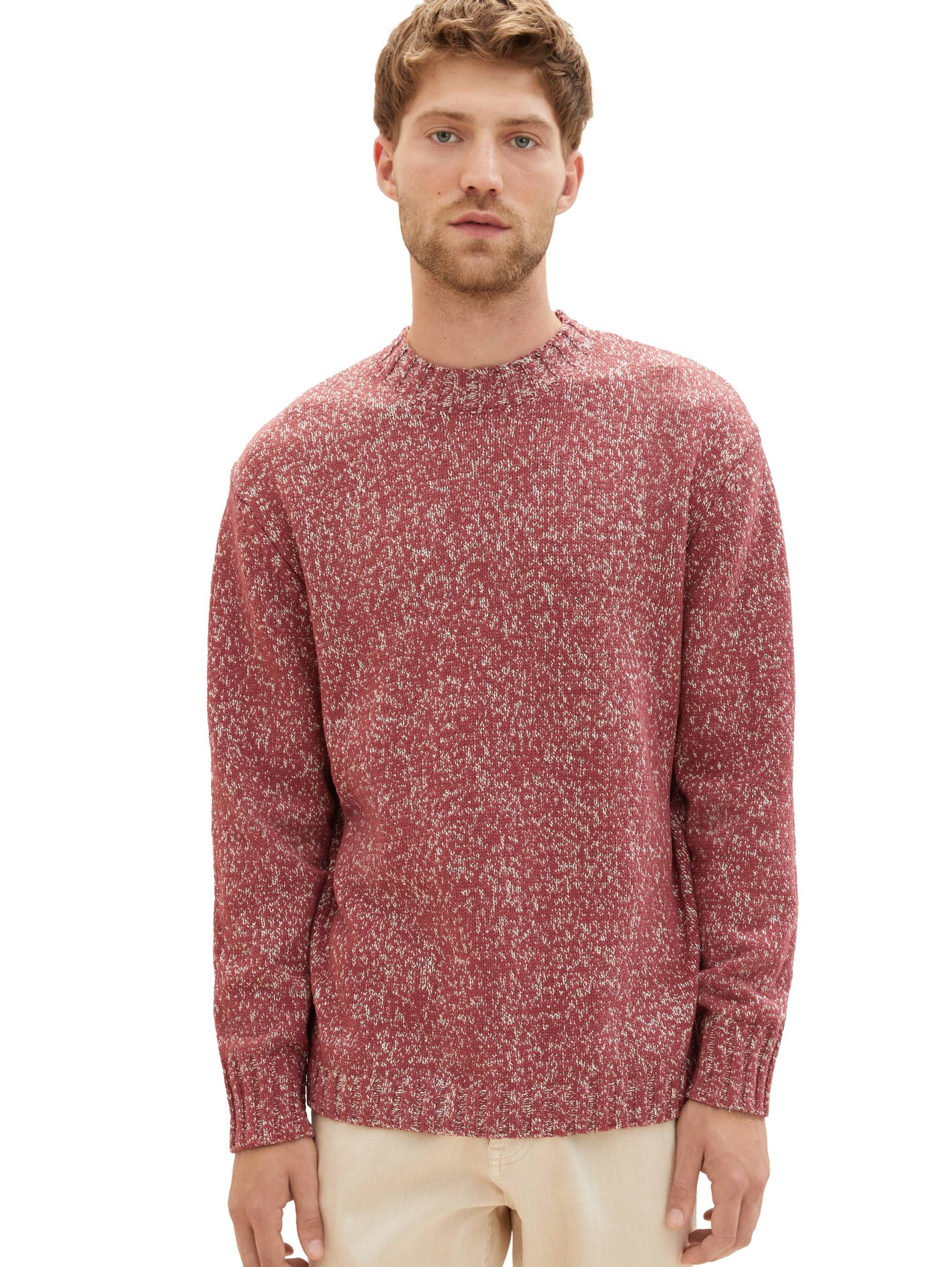 TOM TAILOR Strickpullover, mit Markenlabel von TOM TAILOR