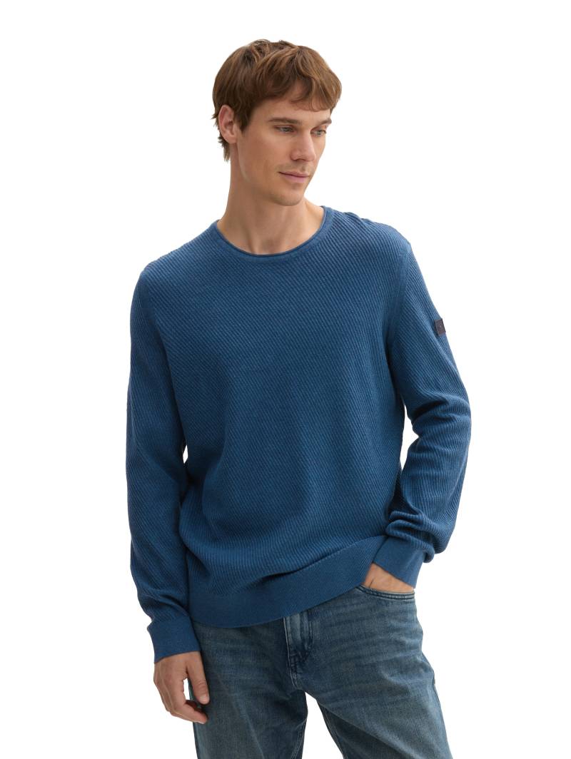 TOM TAILOR Strickpullover, mit Rundhalsausschnitt von TOM TAILOR