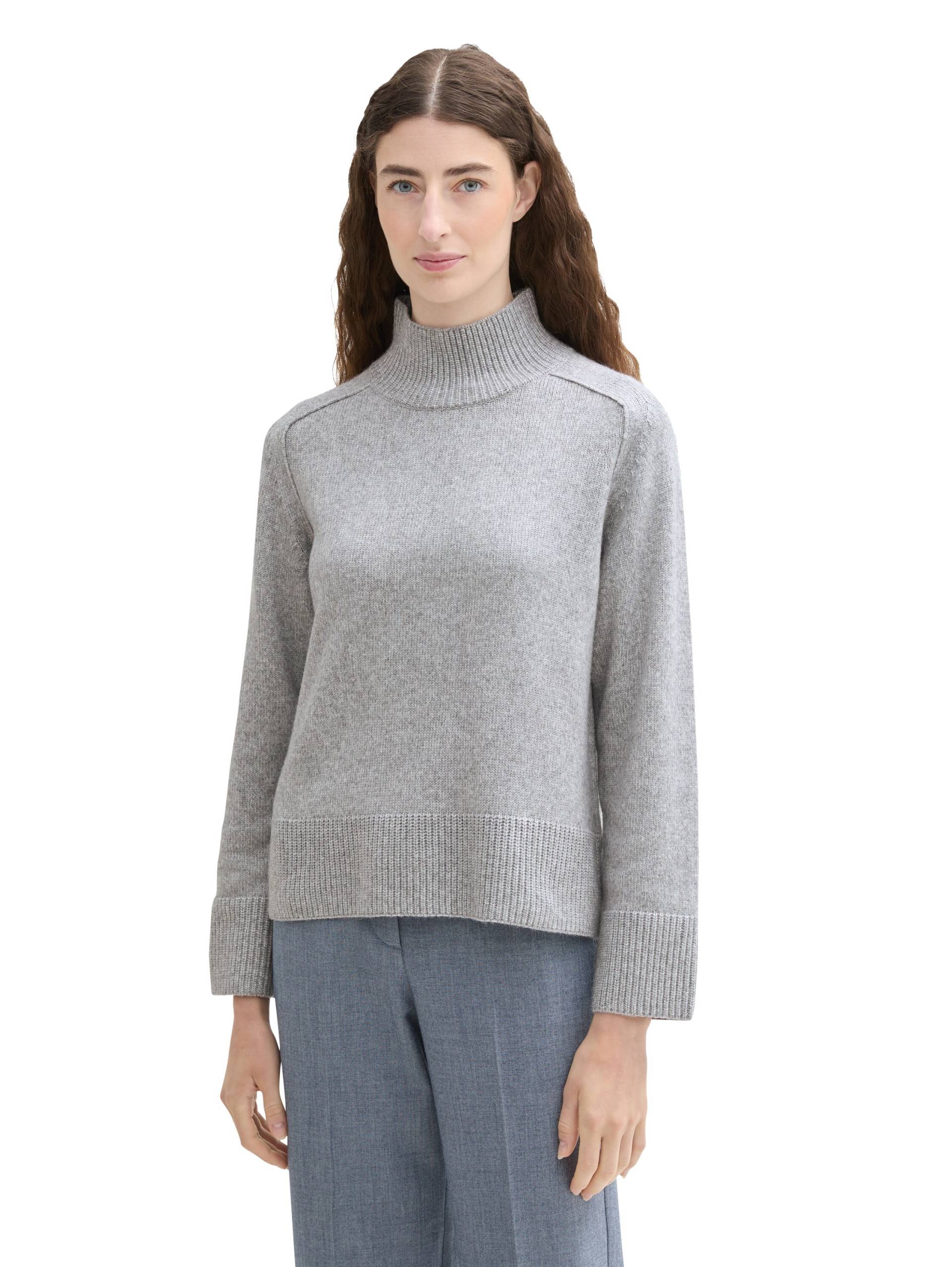 TOM TAILOR Strickpullover, mit hohem Stehkragen von TOM TAILOR