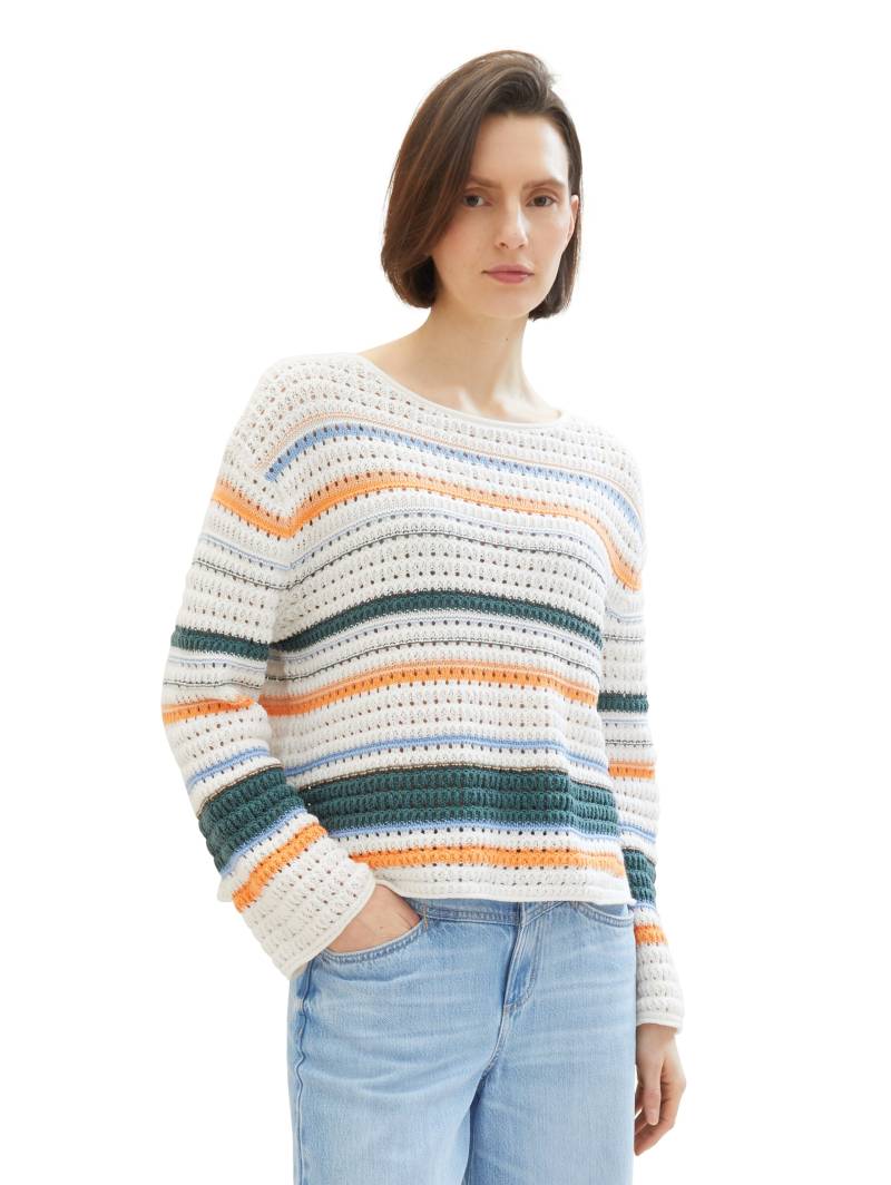 TOM TAILOR Strickpullover, mit U-Boot-Ausschnitt von TOM TAILOR