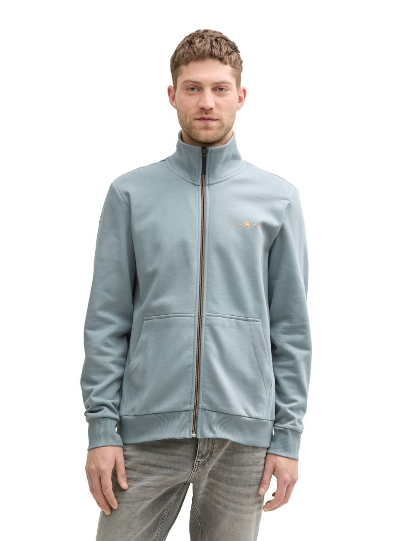 TOM TAILOR Sweatjacke, mit Logo Stickerei von TOM TAILOR