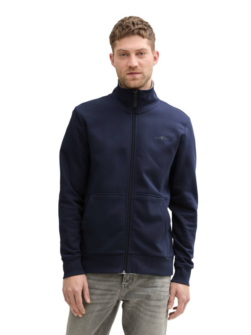 TOM TAILOR Sweatjacke, mit Logo Stickerei von TOM TAILOR