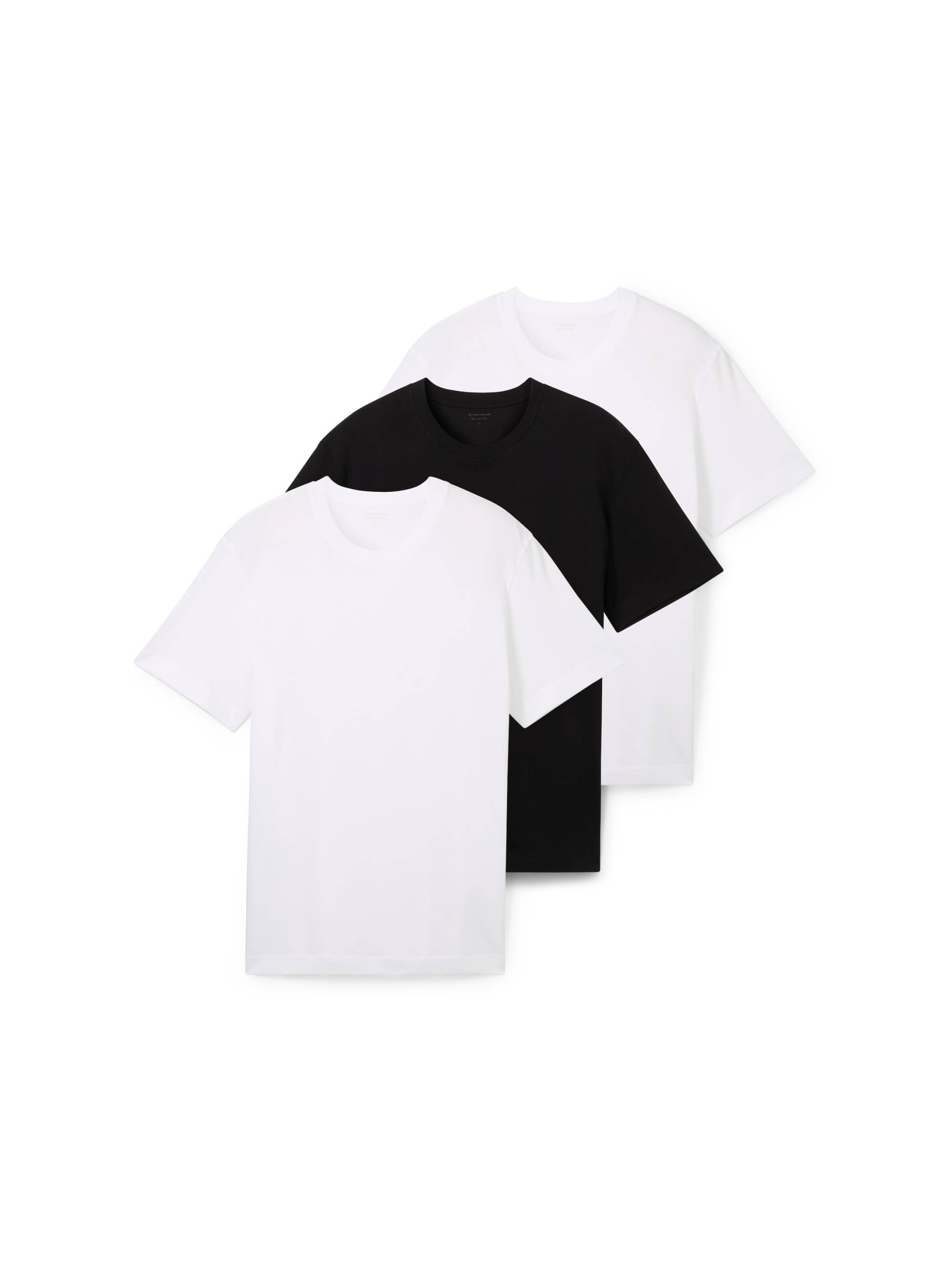 TOM TAILOR T-Shirt, im Dreierpack von TOM TAILOR