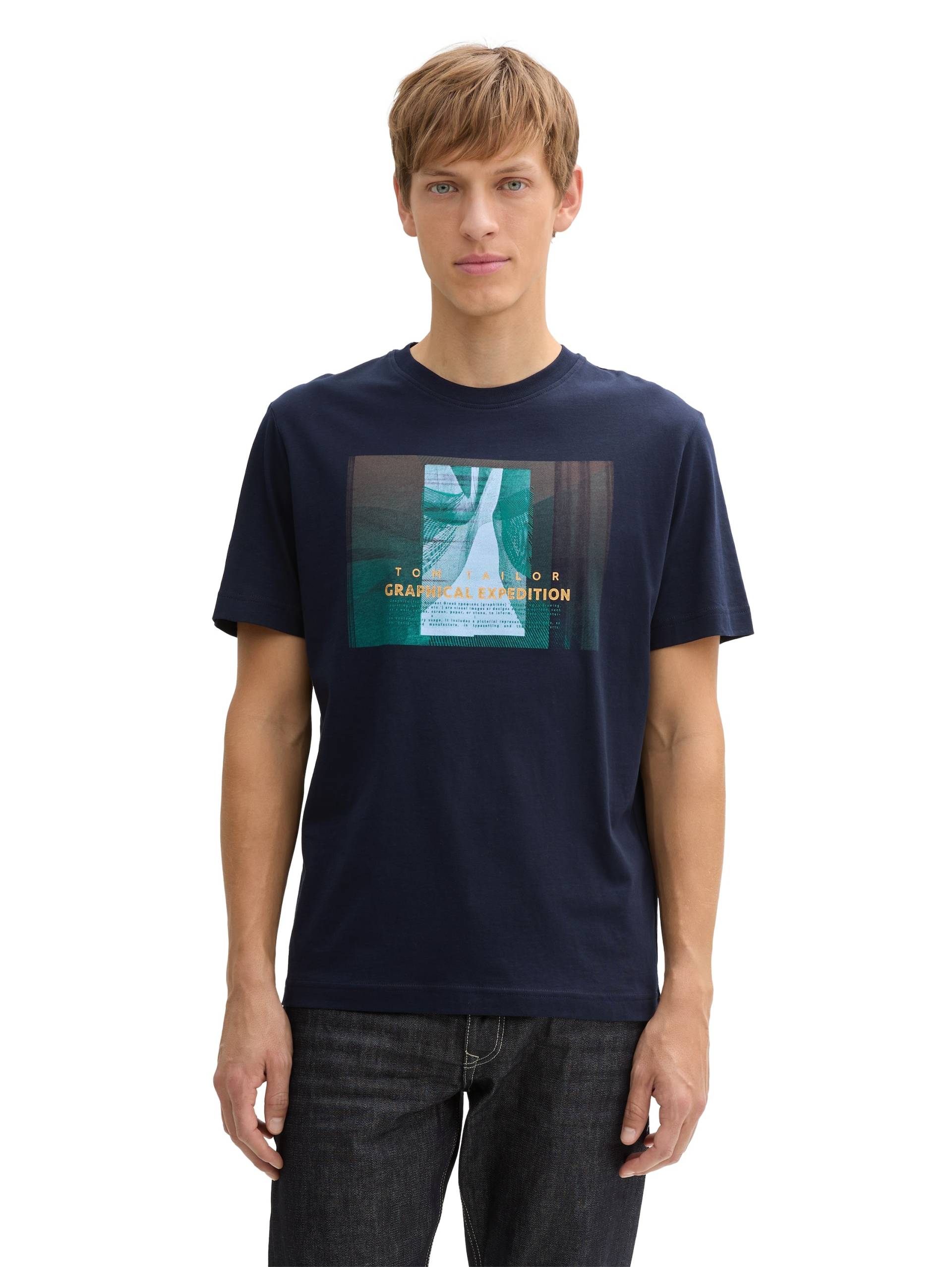 TOM TAILOR T-Shirt, mit Foto-Print von TOM TAILOR