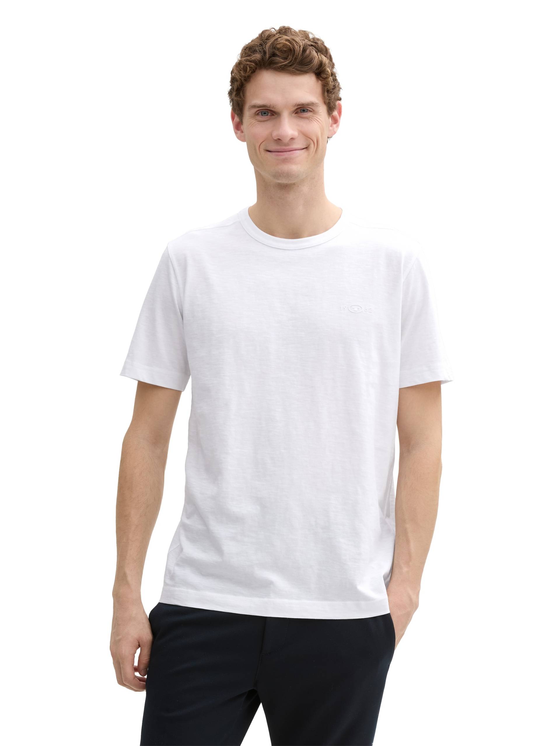 TOM TAILOR T-Shirt, mit Logo Stickerei von TOM TAILOR