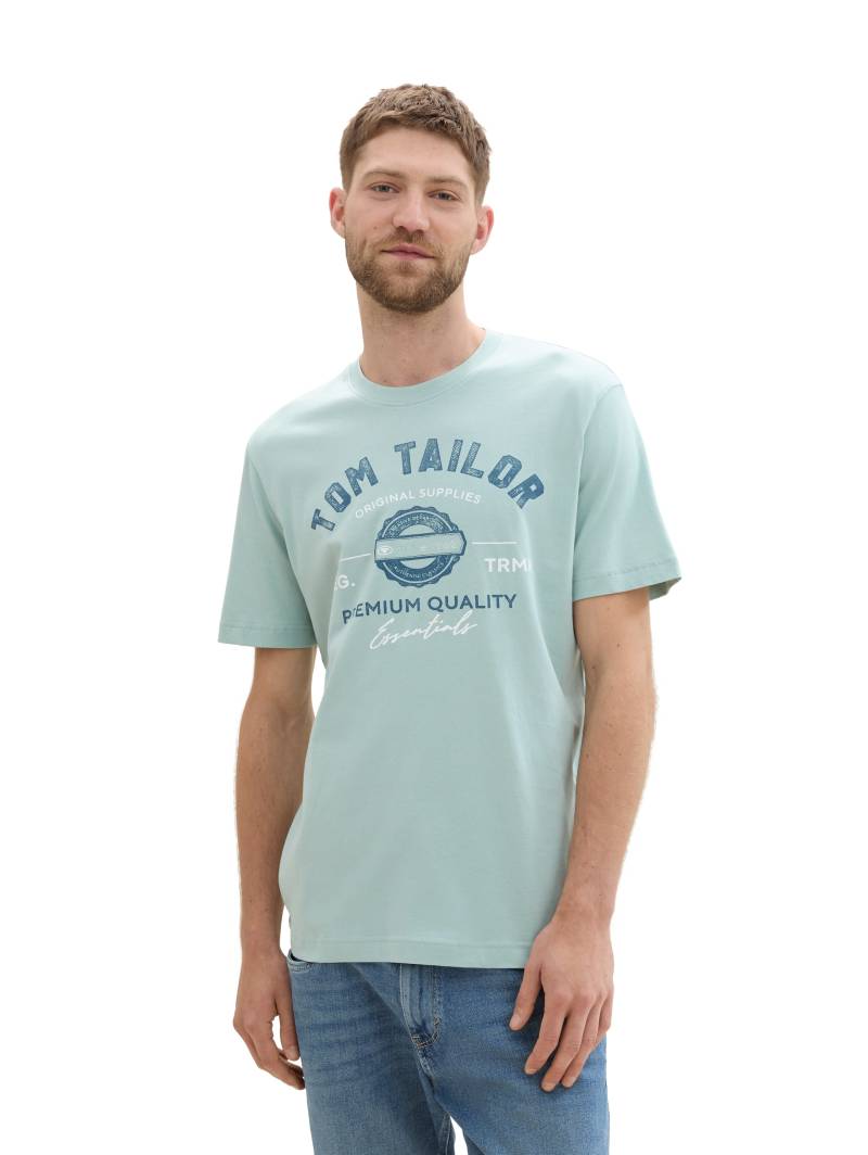 TOM TAILOR T-Shirt, mit grossem Logofrontprint von TOM TAILOR