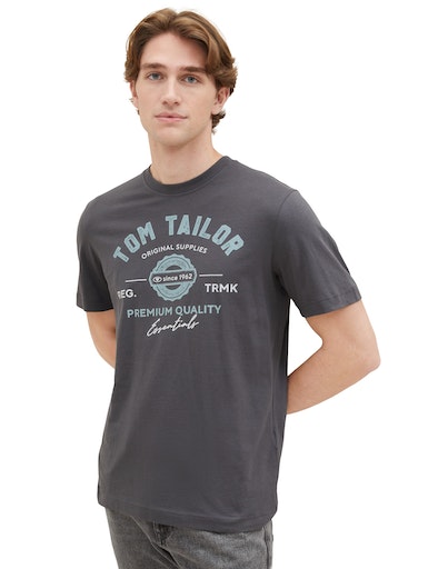 TOM TAILOR T-Shirt, mit grossem Logofrontprint von TOM TAILOR