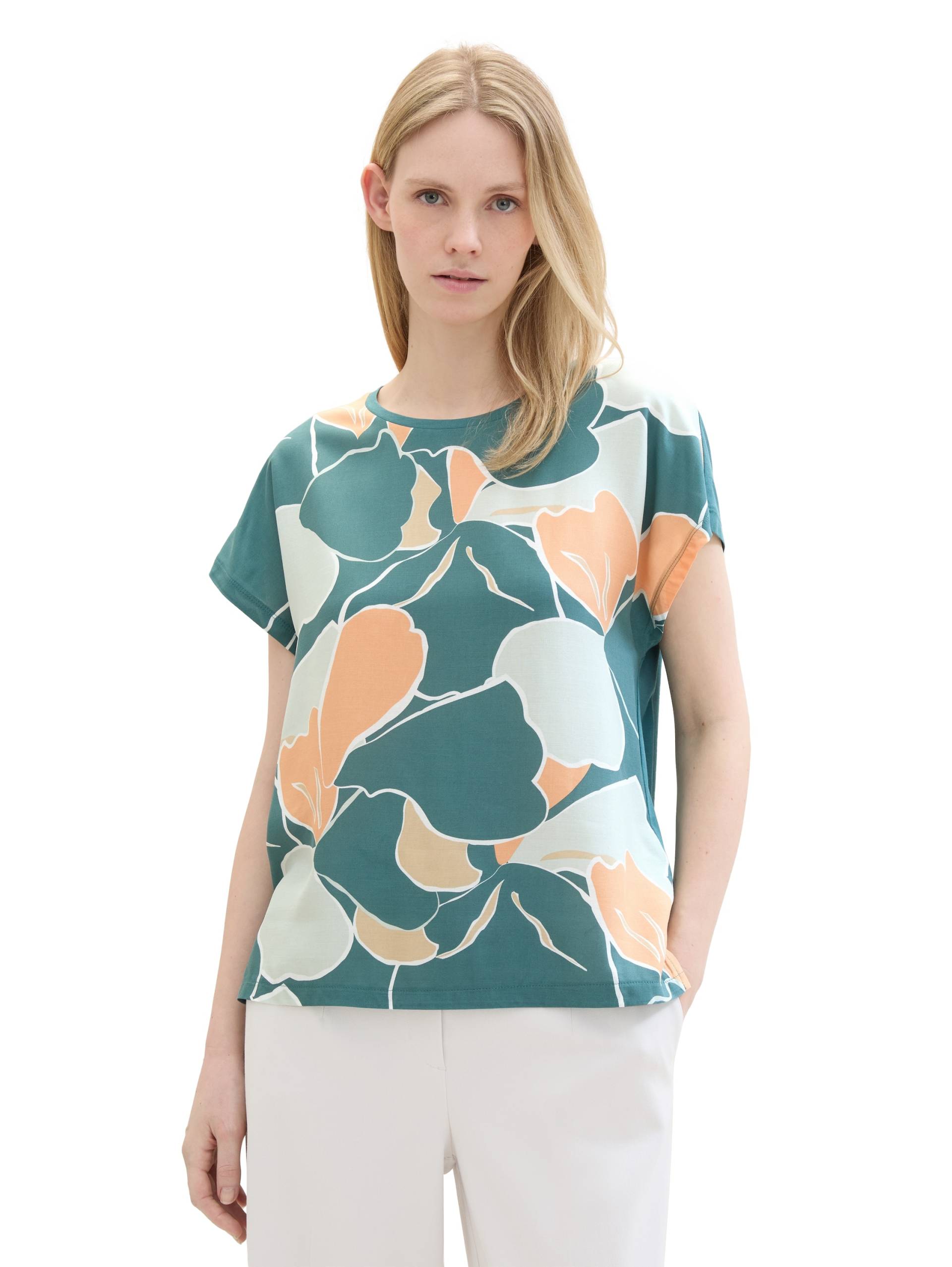 TOM TAILOR T-Shirt, mit Allover-Print von TOM TAILOR