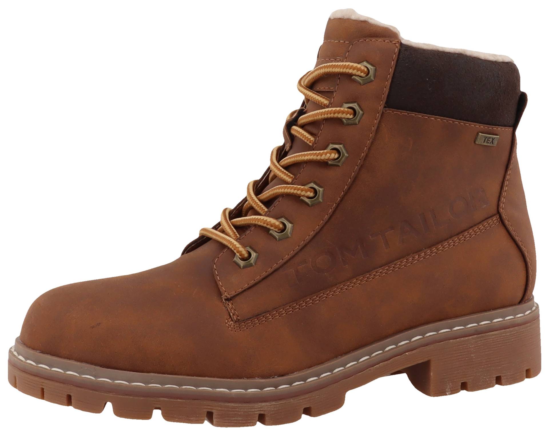 TOM TAILOR Winterboots, Blockabsatz, Winterstiefelette, Schnürboots mit Logoprägung TOM TAILOR Winterboots, Blockabsatz, Winterstiefelette, Schnürboots mit Logoprägung von TOM TAILOR