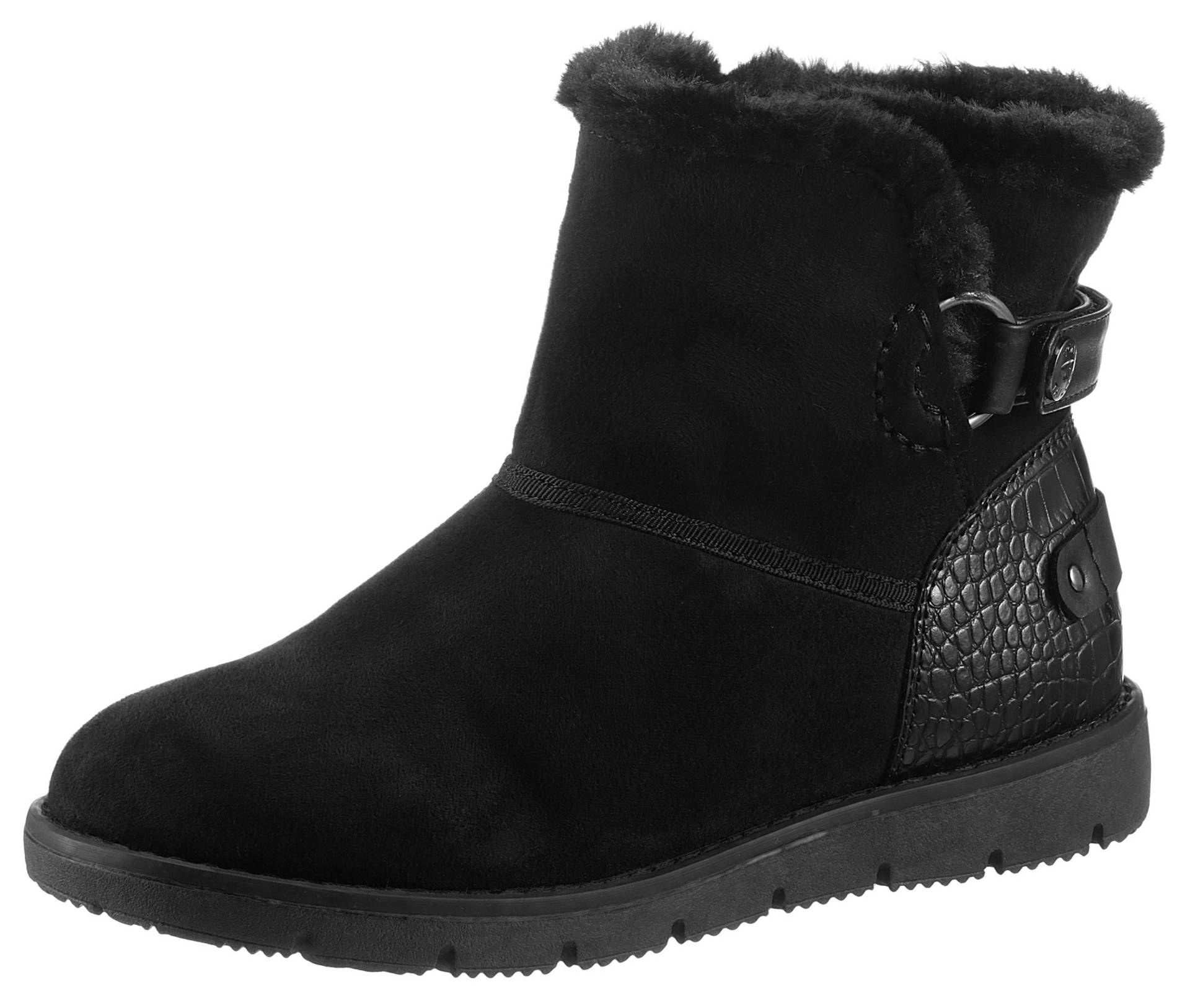 TOM TAILOR Winterboots, mit Krokoprägung an der Ferse TOM TAILOR Winterboots, mit Krokoprägung an der Ferse von TOM TAILOR