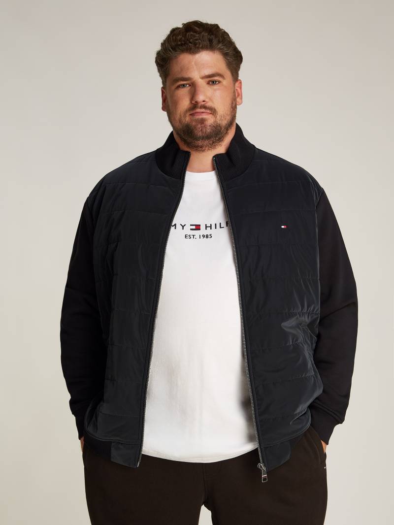 Tommy Hilfiger Big & Tall Hybridjacke »BT-MIX MEDIA ZIP THRU STAND CLR«, in Grossen Grössen, mit Logostickerei am Ärmel von TOMMY HILFIGER Big & Tall