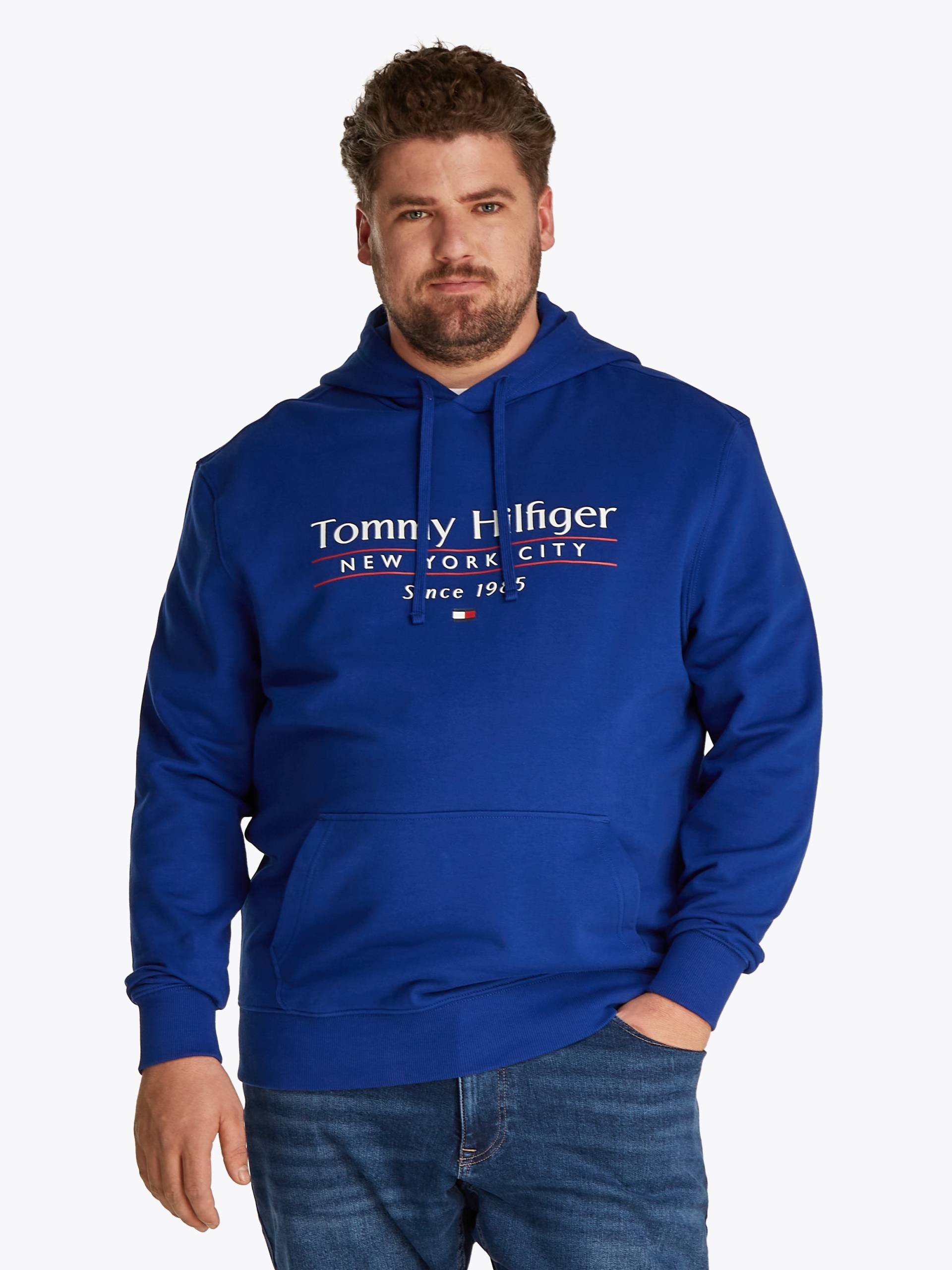 Tommy Hilfiger Big & Tall Kapuzensweatshirt »BT-HILFIGER CENTER STACK HOODY-B«, Grosse Grössen von TOMMY HILFIGER Big & Tall