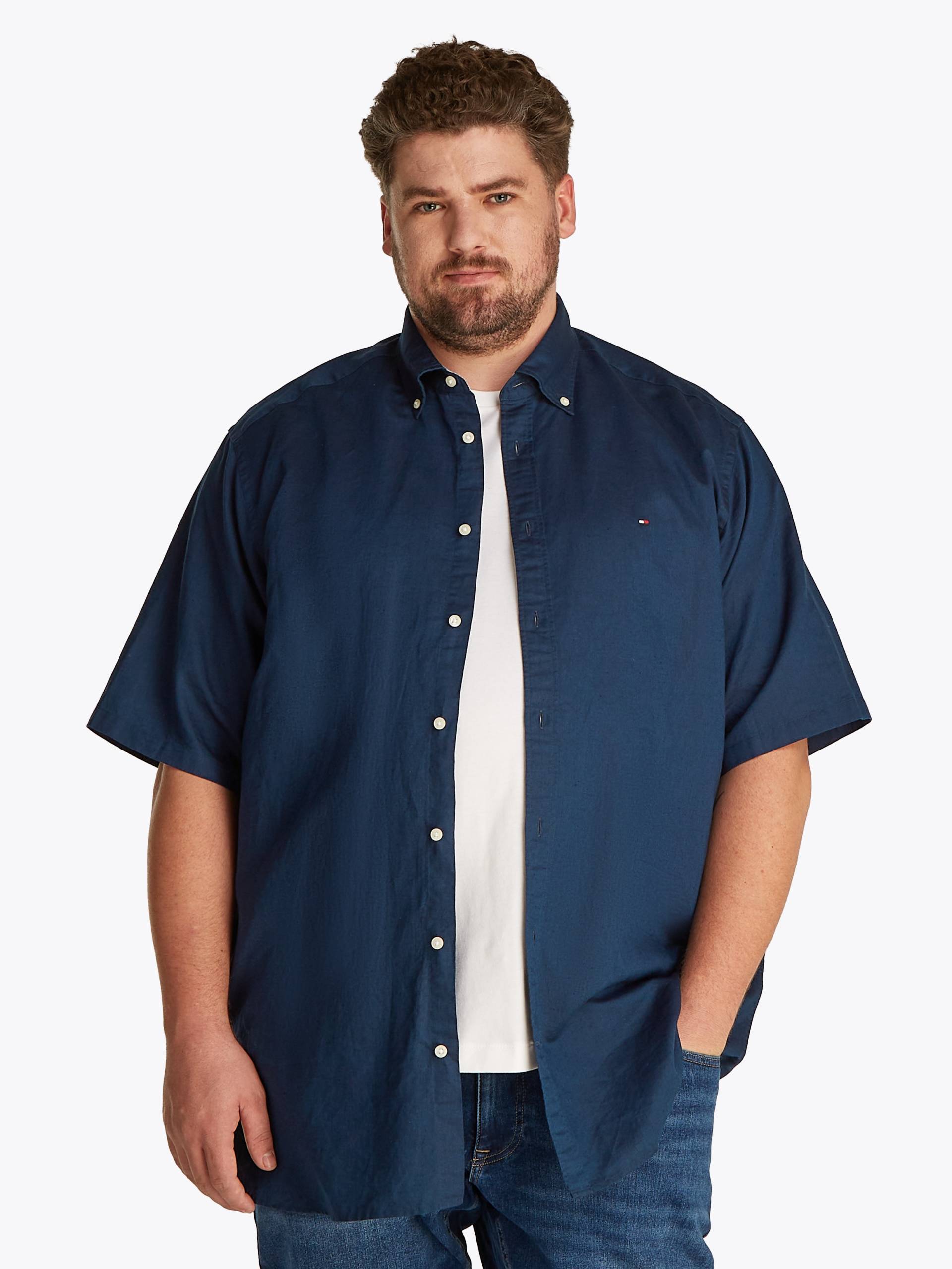 Tommy Hilfiger Big & Tall Kurzarmhemd »BT-LINEN BLEND SOLID« Tommy Hilfiger Big & Tall Kurzarmhemd »BT-LINEN BLEND SOLID« von TOMMY HILFIGER Big & Tall