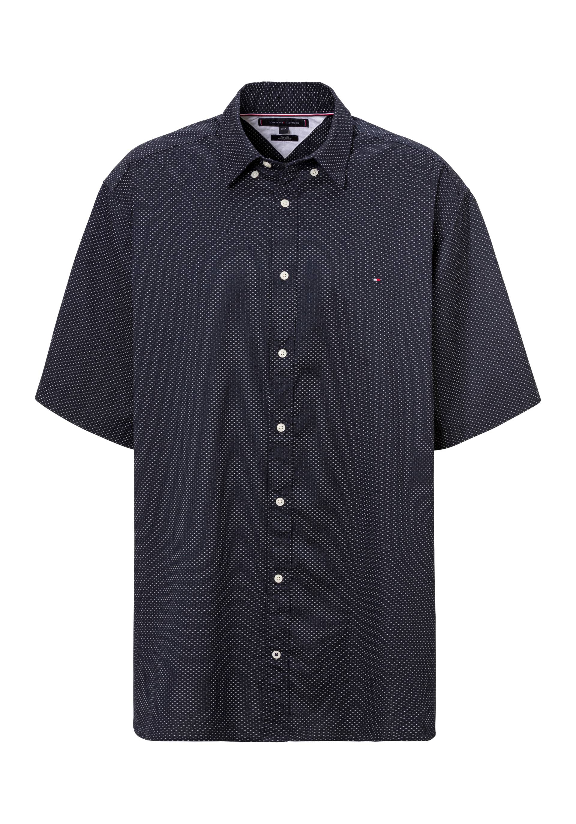 Tommy Hilfiger Big & Tall Kurzarmhemd »BT-NTRL SFT MINI PRT SHIRT«, Grosse Grössen, mit Minimal-Print von TOMMY HILFIGER Big & Tall