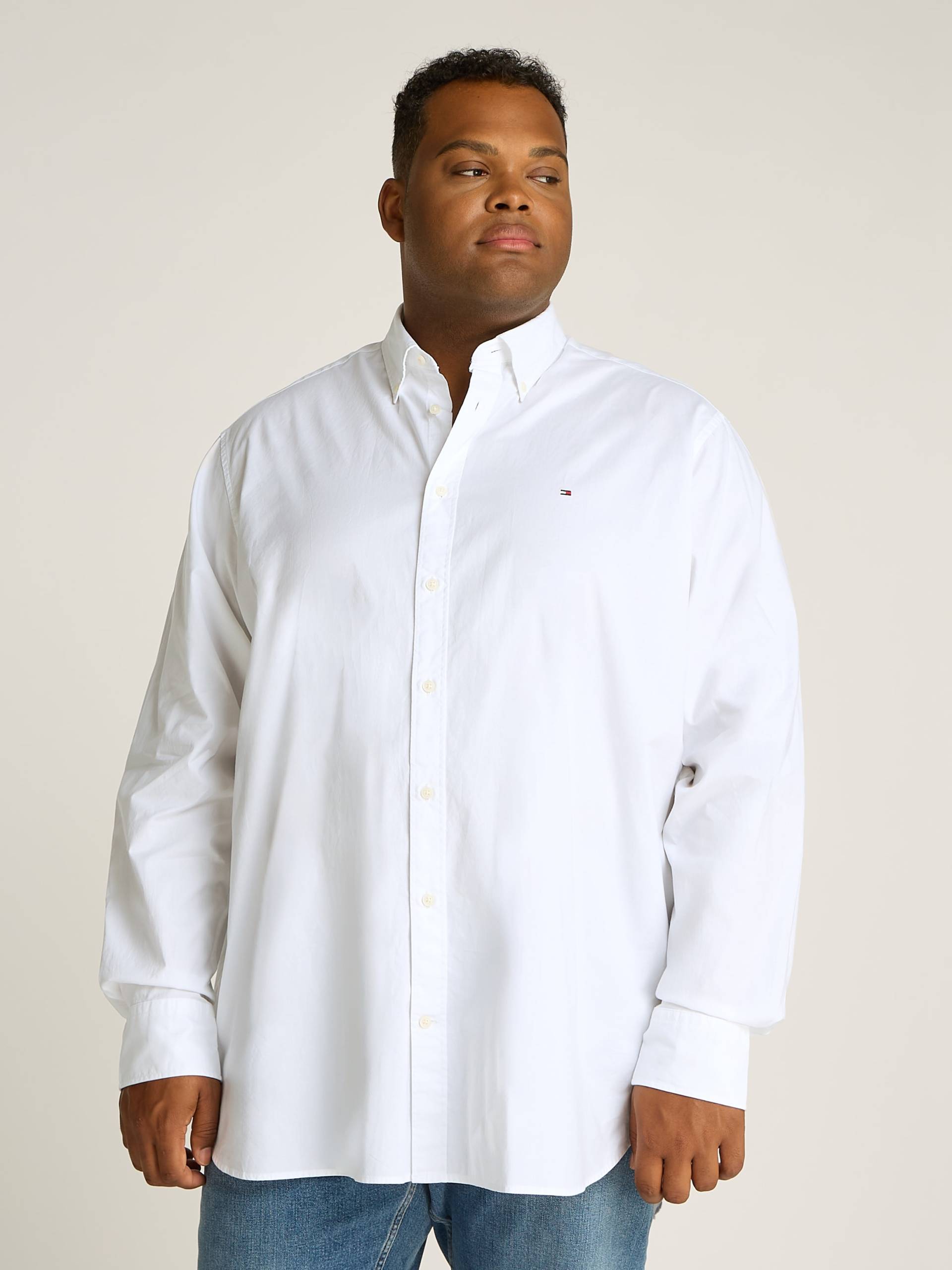 Tommy Hilfiger Big & Tall Langarmhemd »BT - CORE FLEX POPLIN RF SHIRT« von TOMMY HILFIGER Big & Tall