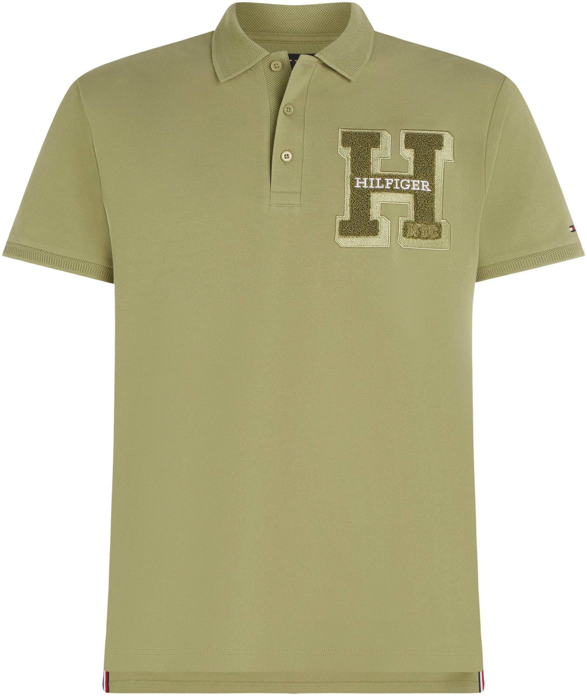 Tommy Hilfiger Big & Tall Poloshirt »BOUCLE H EMBRO REG POLO«, Grosse Grössen, Grosse Marken-Applikation von TOMMY HILFIGER Big & Tall