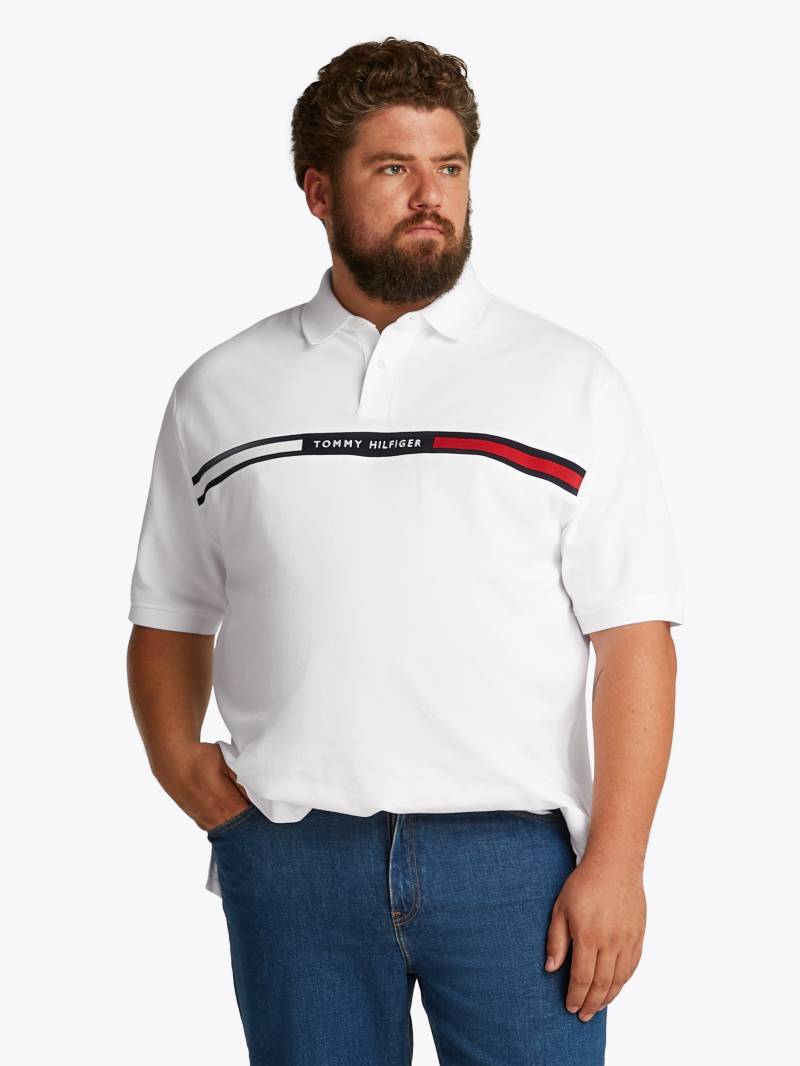 Tommy Hilfiger Big & Tall Poloshirt »BT-HILFIGER CHEST INSERT REG -B«, in Grossen Grössen, Logostickerei von TOMMY HILFIGER Big & Tall