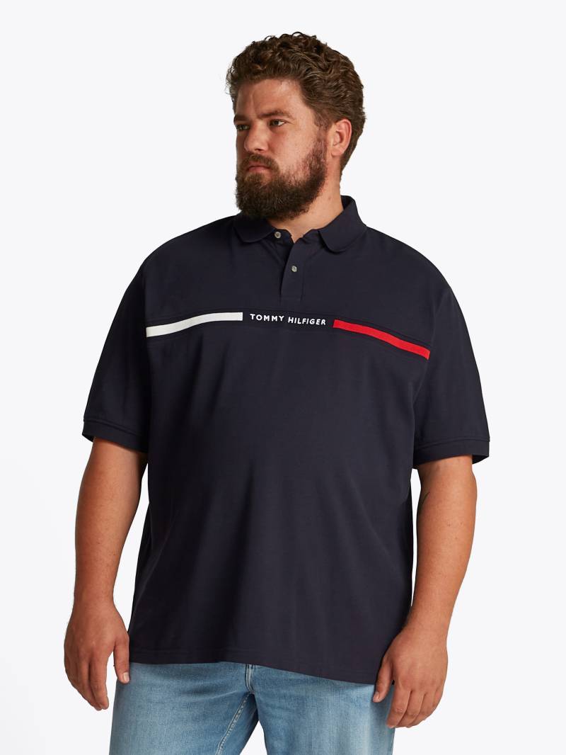 Tommy Hilfiger Big & Tall Poloshirt »BT-HILFIGER CHEST INSERT REG -B«, in Grossen Grössen, Logostickerei von TOMMY HILFIGER Big & Tall