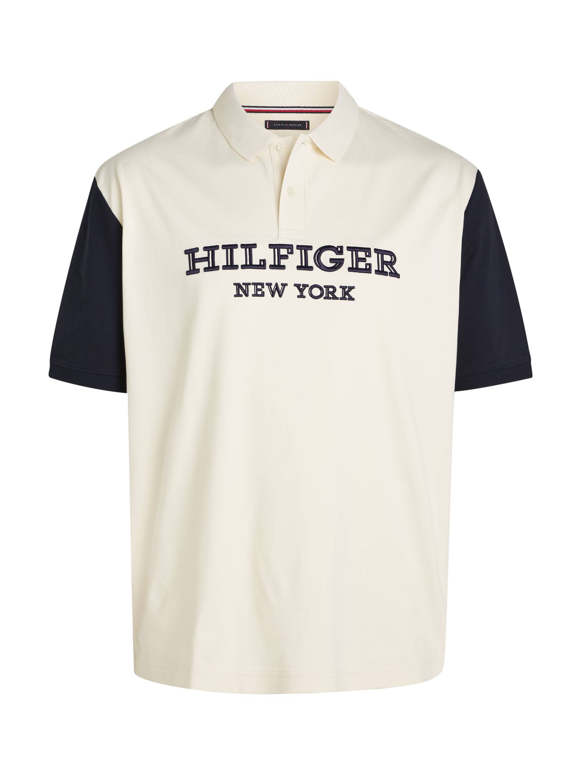 Tommy Hilfiger Big & Tall Poloshirt »BT - MONOTYPE CB REG POLO«, Grosse Grössen, kontrastfarbene Details von TOMMY HILFIGER Big & Tall