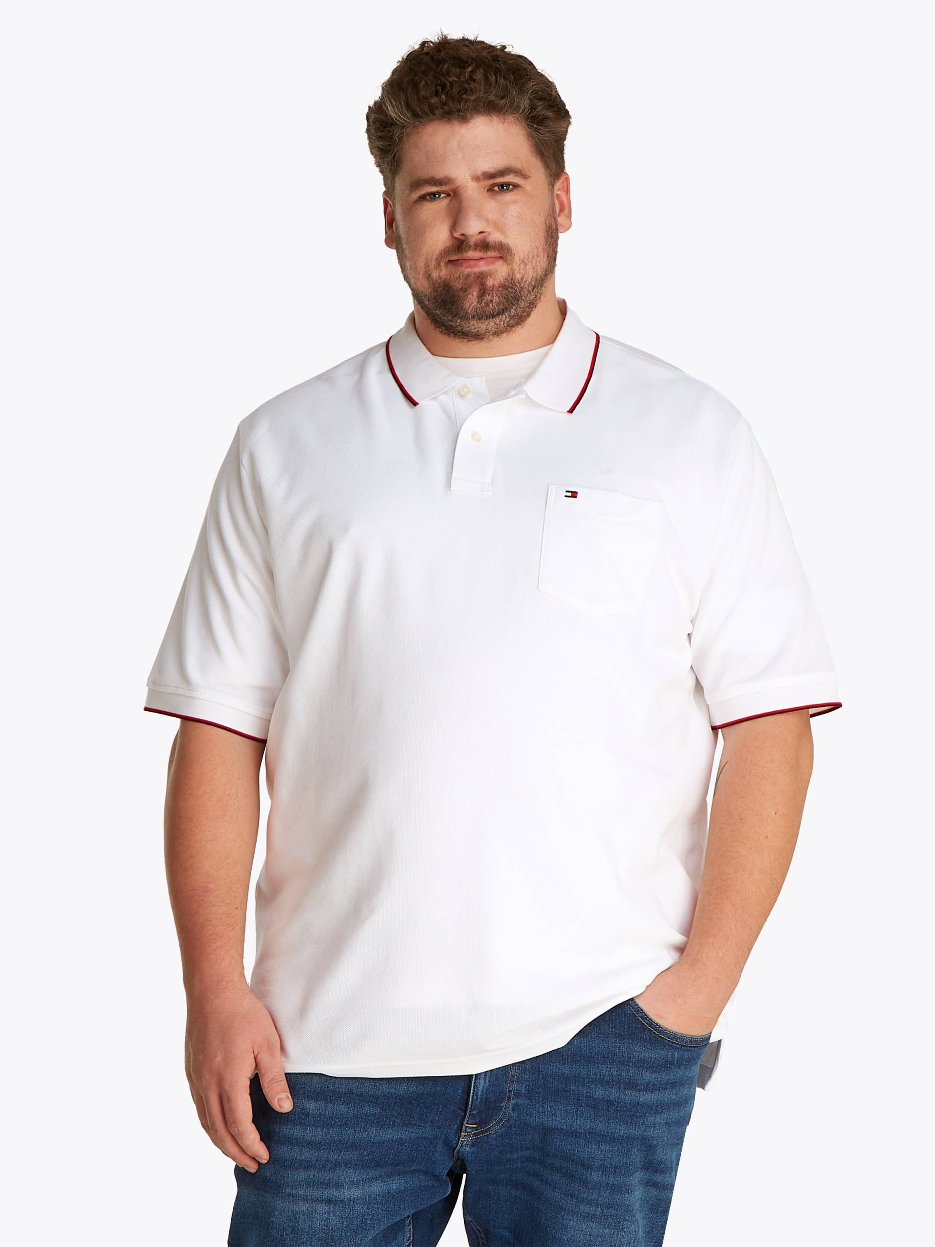 Tommy Hilfiger Big & Tall Poloshirt »BT-POCKET CLASSIC FIT POLO-B«, Grosse Grössen von TOMMY HILFIGER Big & Tall