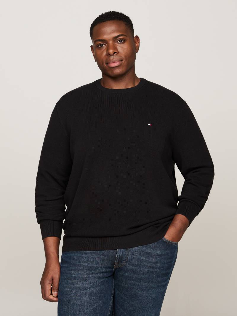 Tommy Hilfiger Big & Tall Rundhalspullover »BT-ESSENTIAL STRUCTURE CREW NECK«, Grosse Grössen von TOMMY HILFIGER Big & Tall