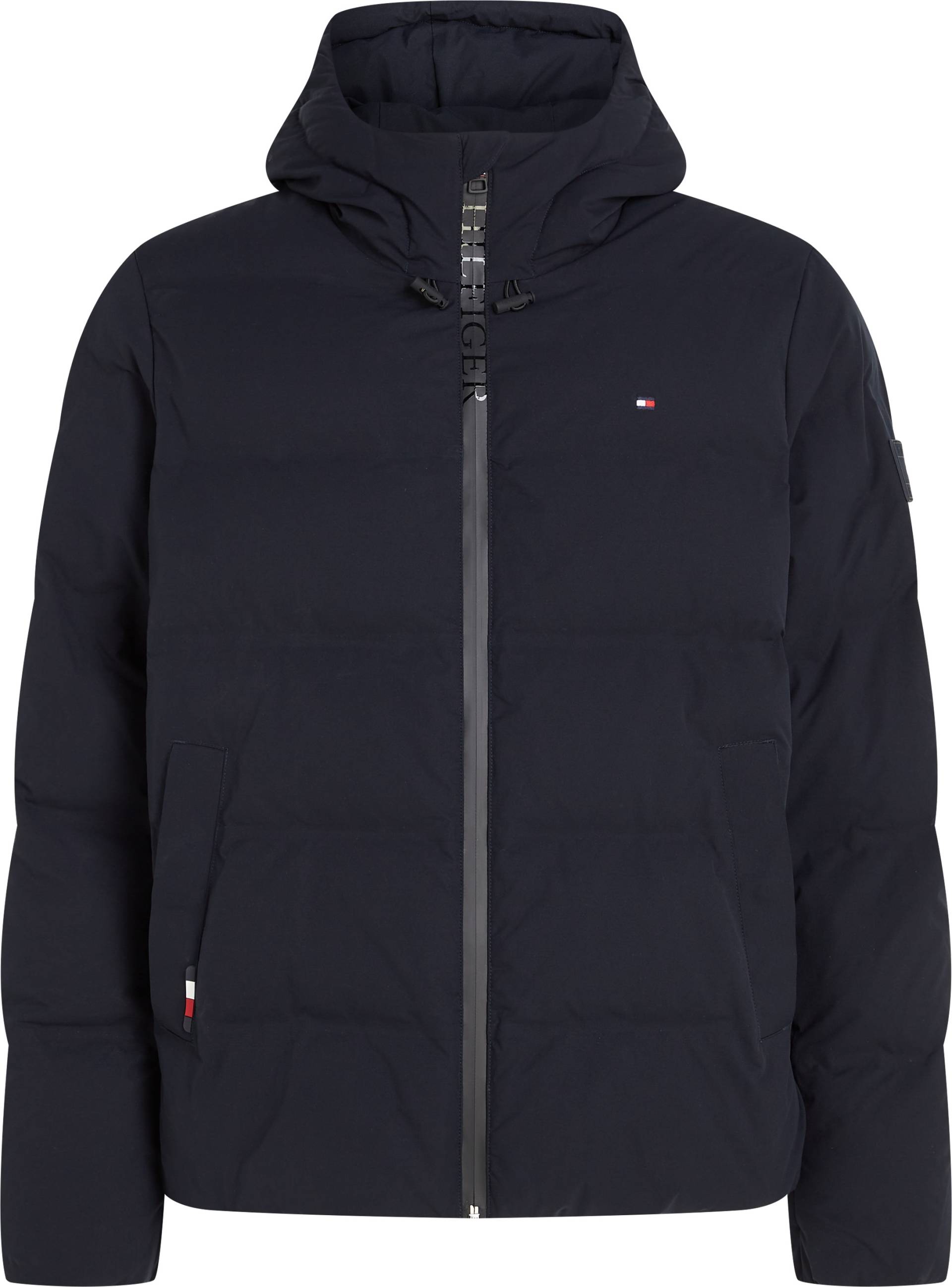 Tommy Hilfiger Big & Tall Steppjacke »BT-MOTION HOODED JACKET-B«, mit Kapuze, in Grossen Grössen, mit Logostickerei in Brusthöhe von TOMMY HILFIGER Big & Tall