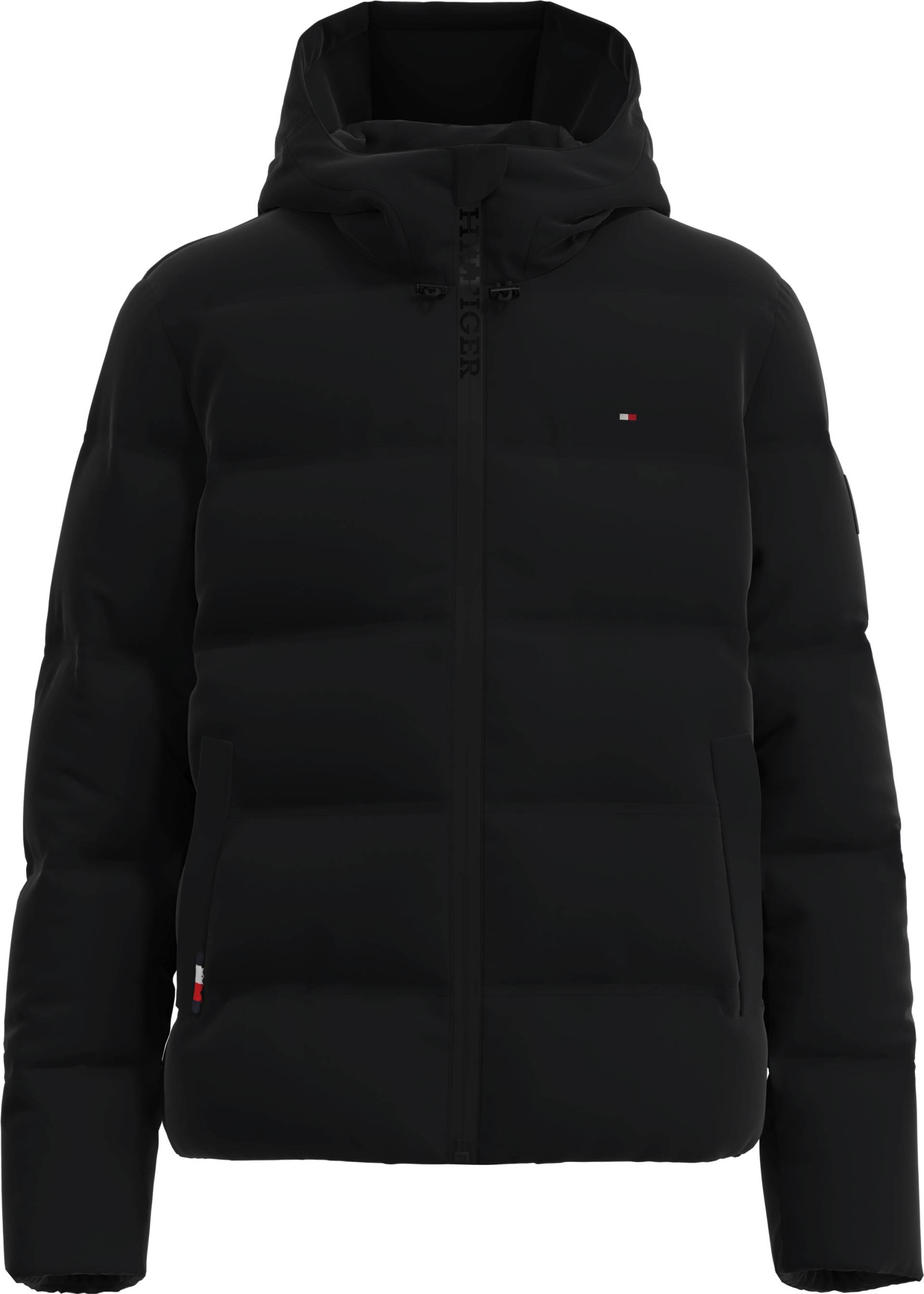 Tommy Hilfiger Big & Tall Steppjacke »BT-MOTION HOODED JACKET-B«, mit Kapuze, in Grossen Grössen, mit Logostickerei in Brusthöhe von TOMMY HILFIGER Big & Tall