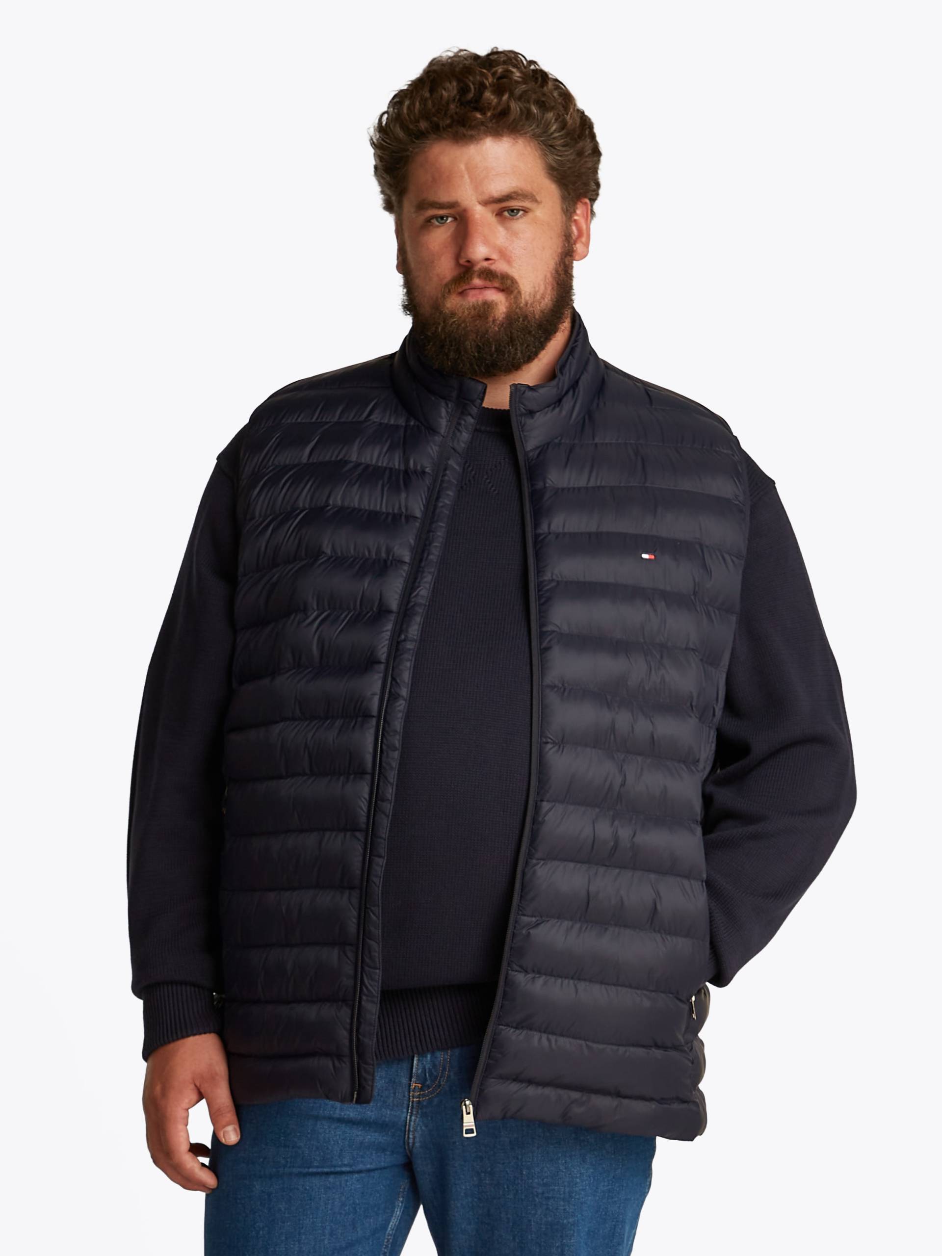 Tommy Hilfiger Big & Tall Steppweste »BT-PACKABLE RECYCLED VEST-B«, in Grossen Grössen, Logostickerei von TOMMY HILFIGER Big & Tall