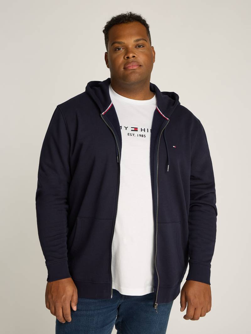 Tommy Hilfiger Big & Tall Sweatjacke »BT-IM NA FLAG LOGO ZP THRU HDY-B«, Grosse Grössen mit Logostickerei von TOMMY HILFIGER Big & Tall