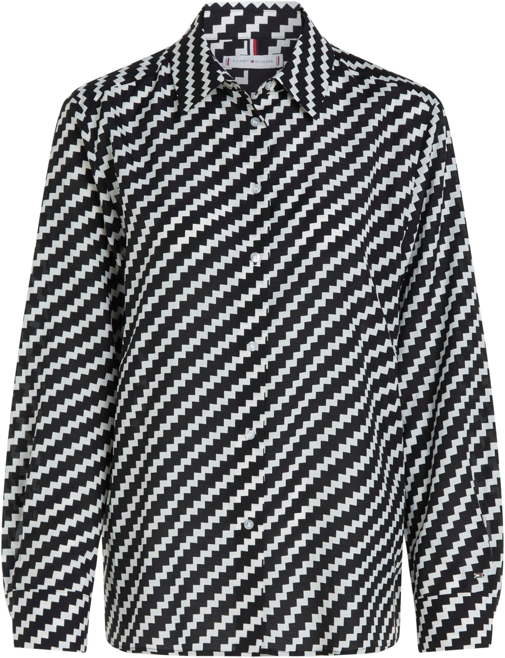 Tommy Hilfiger Curve Blusentop »CRV ZIGZAG PRINTED SHIRT«, mit Musterung von TOMMY HILFIGER Curve