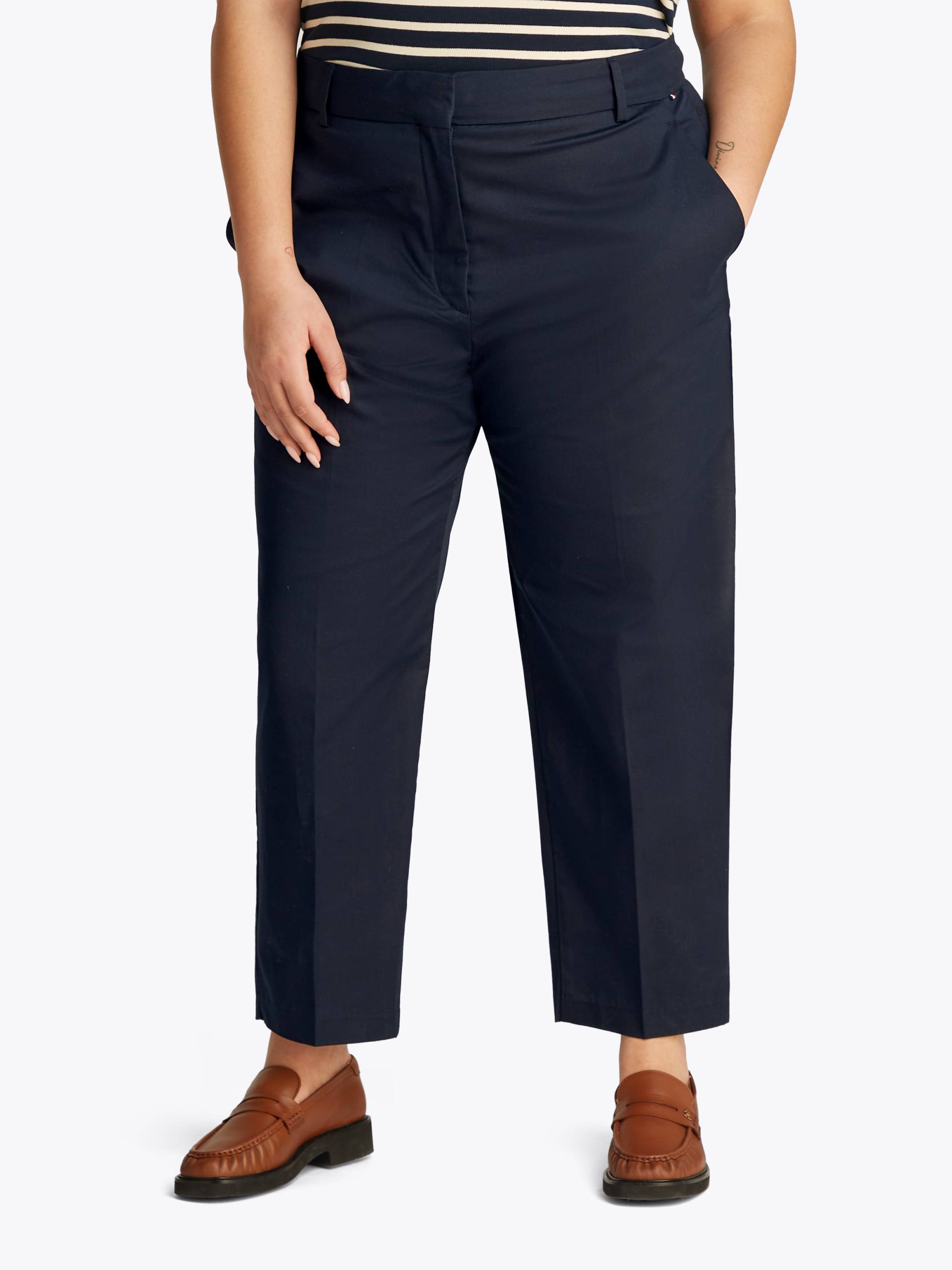 Tommy Hilfiger Curve Chinohose »CRV CO SLIM STRAIGHT CHINO«, in Grossen Grössen, Chino Qualität von TOMMY HILFIGER Curve