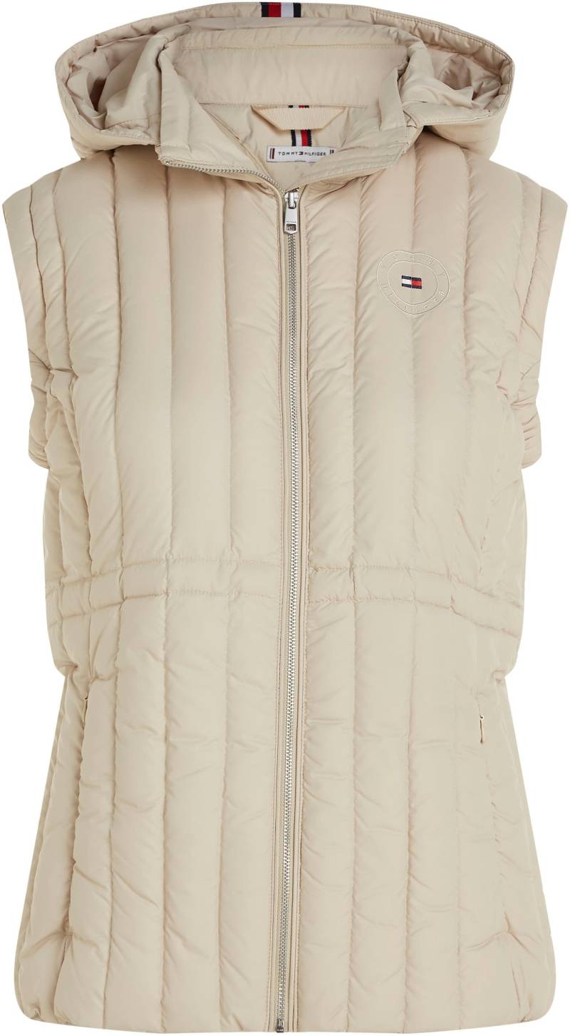 Tommy Hilfiger Curve Daunenweste »CRV FEMININE LW DOWN VEST«, mit Logostickerei von TOMMY HILFIGER Curve