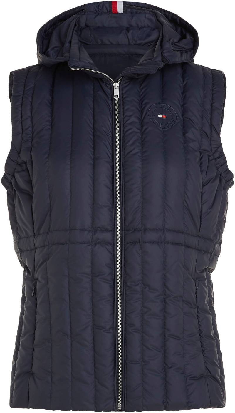 Tommy Hilfiger Curve Daunenweste »CRV FEMININE LW DOWN VEST«, mit Logostickerei von TOMMY HILFIGER Curve