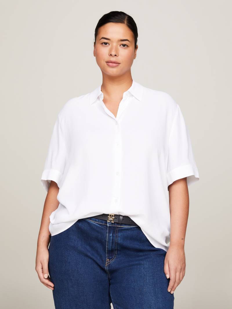 Tommy Hilfiger Curve Hemdbluse »CRV ESSENTIAL FLUID SS SHIRT«, Grosse Grössen von TOMMY HILFIGER Curve