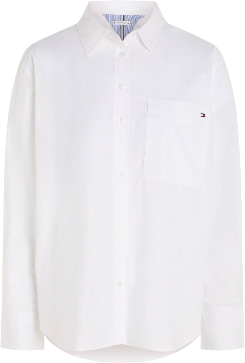 Tommy Hilfiger Curve Hemdbluse »CRV SOLID COTTON EASY FIT SHIRT«, Grosse Grössen von TOMMY HILFIGER Curve