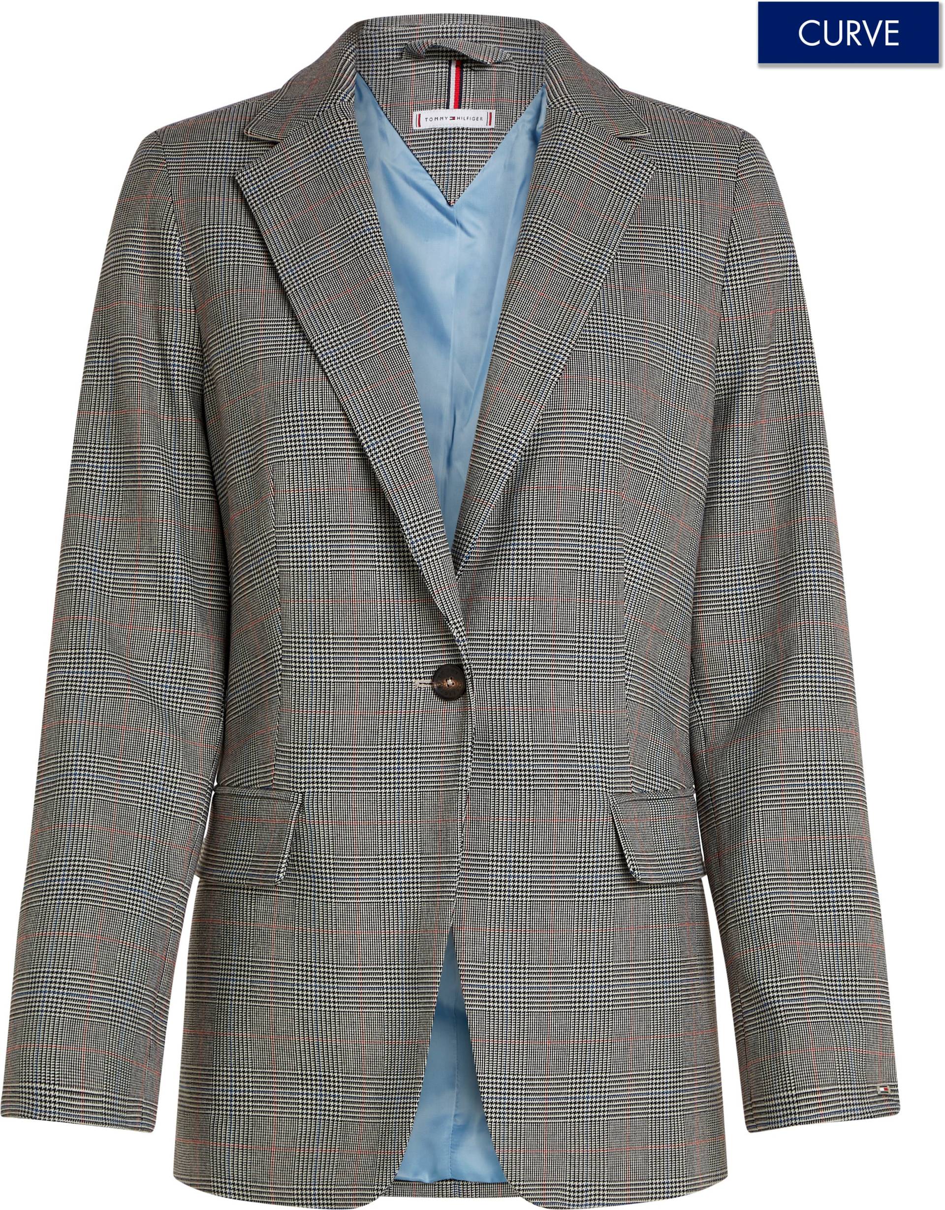 Tommy Hilfiger Curve Kurzblazer »CRV POW CHECK REGULAR BLAZER«, Grosse Grössen von TOMMY HILFIGER Curve