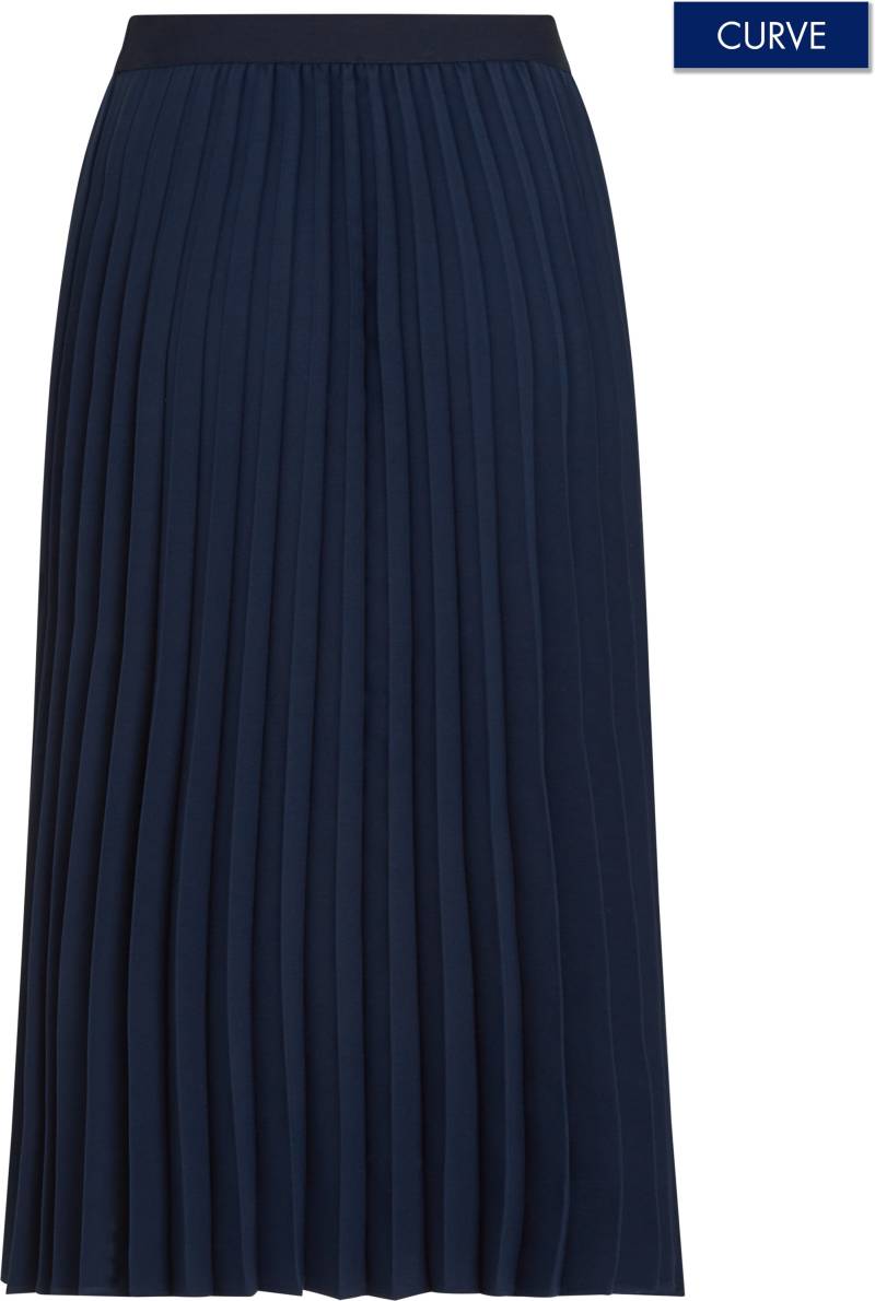 Tommy Hilfiger Curve Plisseerock »CRV FLUID PLEATED MIDI SKIRT«, in Grossen Grössen, Logo-Print von TOMMY HILFIGER Curve