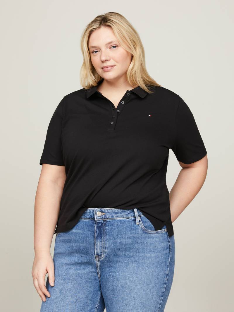 Tommy Hilfiger Curve Poloshirt »CRV 1985 REG PIQUE POLO SS«, PLUS SIZE CURVE,mit 5-Knopf-Form von TOMMY HILFIGER Curve