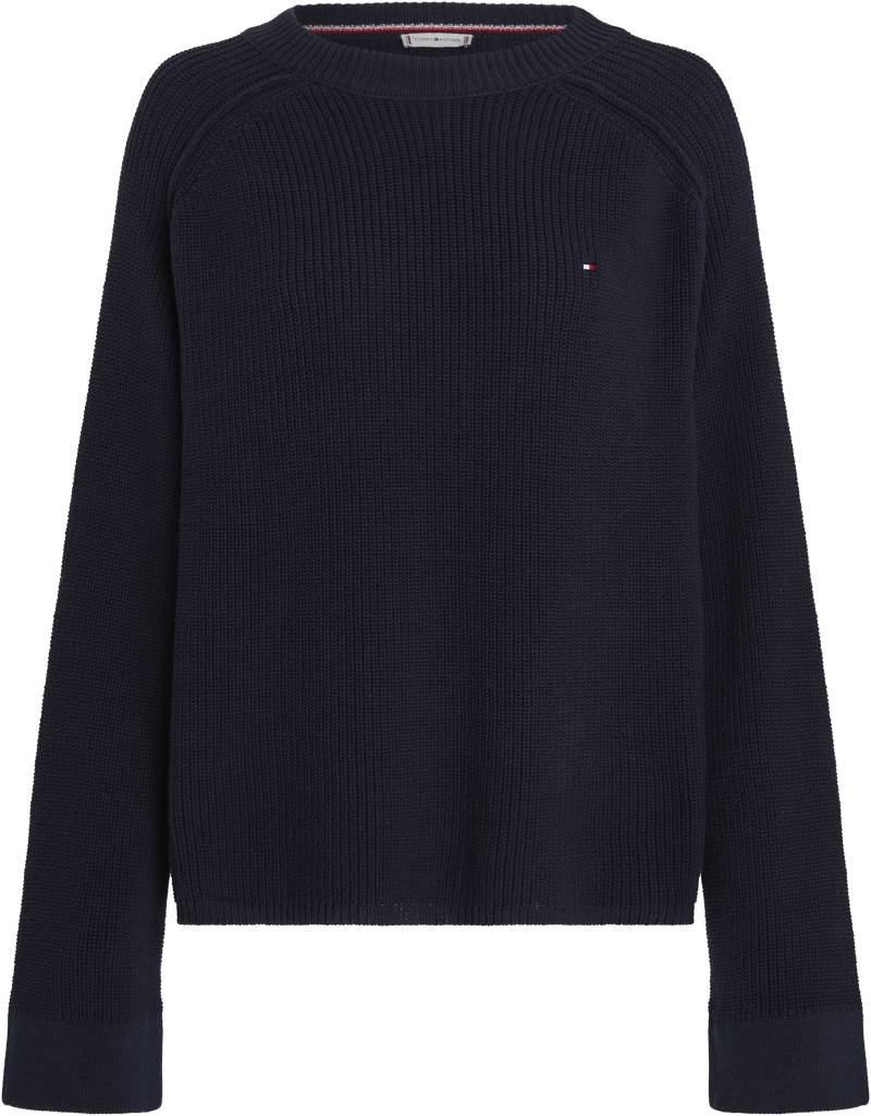 Tommy Hilfiger Curve Rundhalspullover »CRV CO CARDI STITCH C-NK SWT«, Grosse Grössen von TOMMY HILFIGER Curve