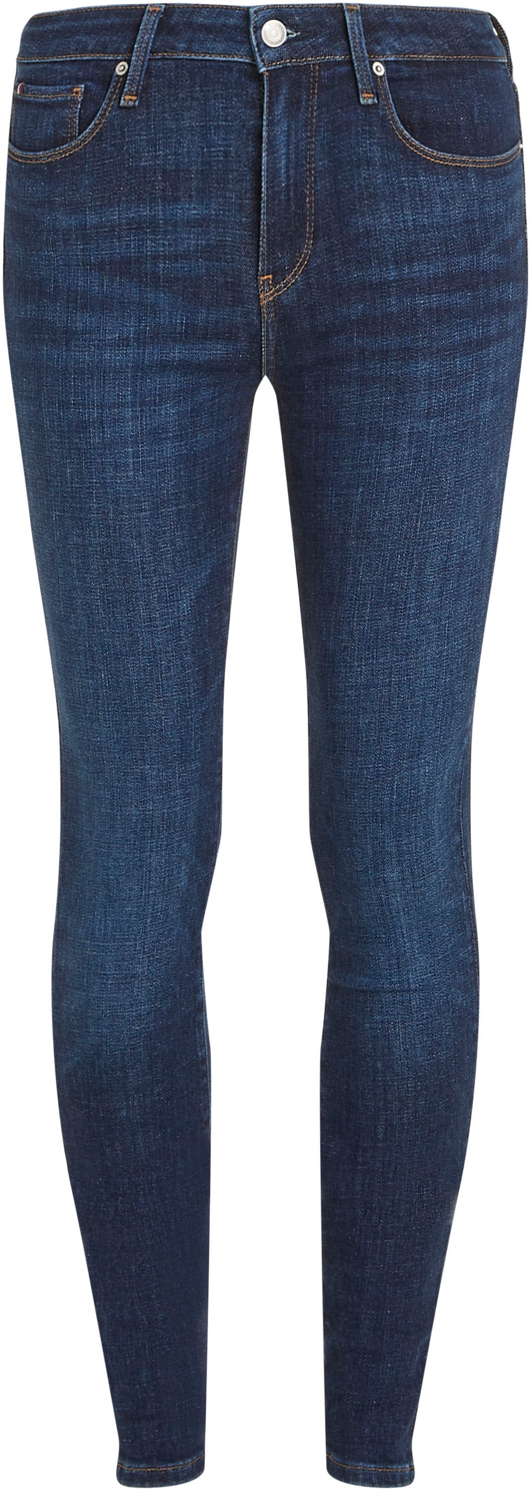 Tommy Hilfiger Curve Skinny-fit-Jeans »CRV TH FLX HARLEM SKNNY HW PAM«, mit Logostickerei von TOMMY HILFIGER Curve