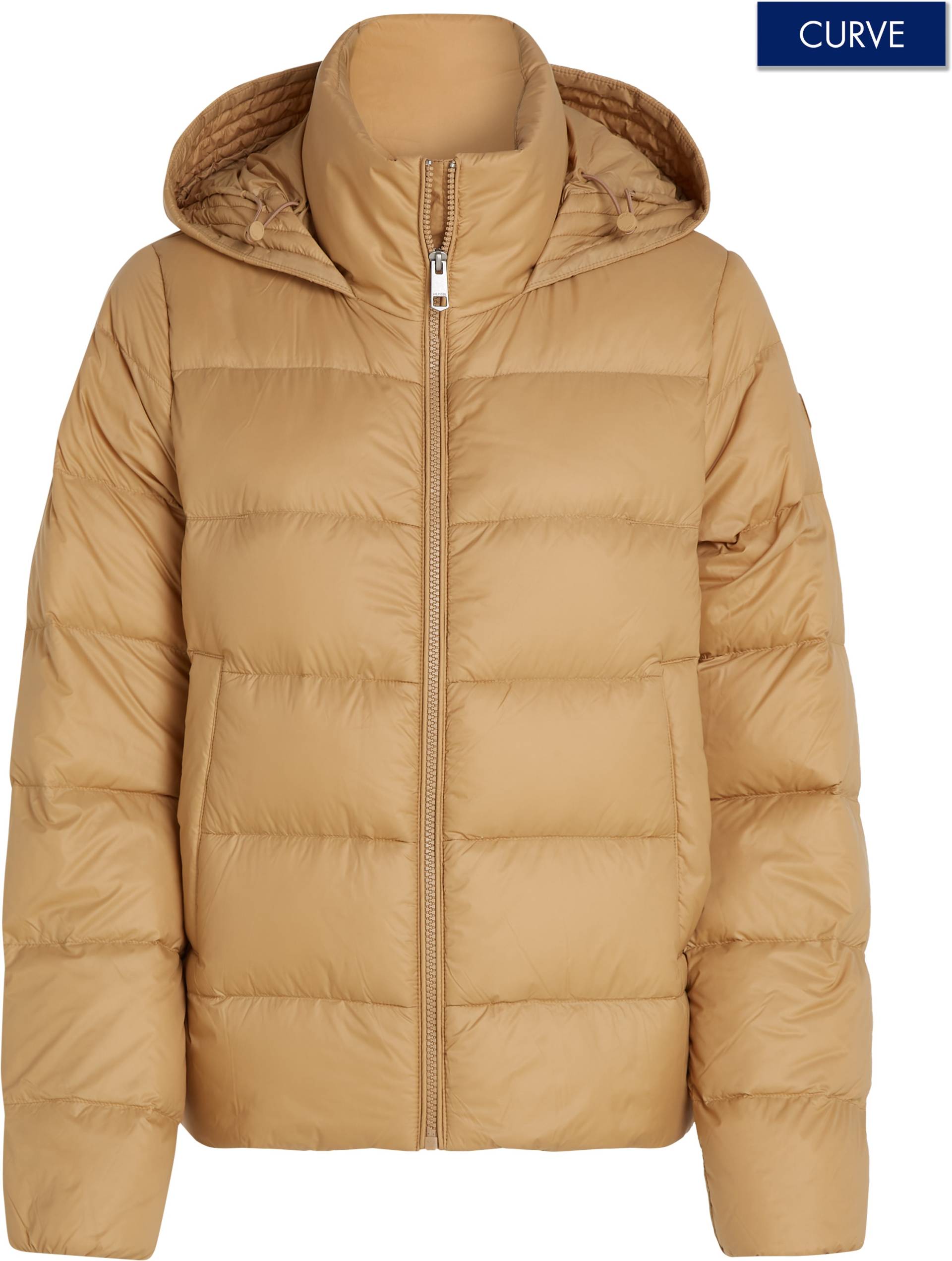 Tommy Hilfiger Curve Steppjacke »CRV CASUAL LW DOWN HOOD JACKET«, mit Kapuze, in Grossen Grössen, mit Kapuze, Stehkragen, Reissverschluss von TOMMY HILFIGER Curve