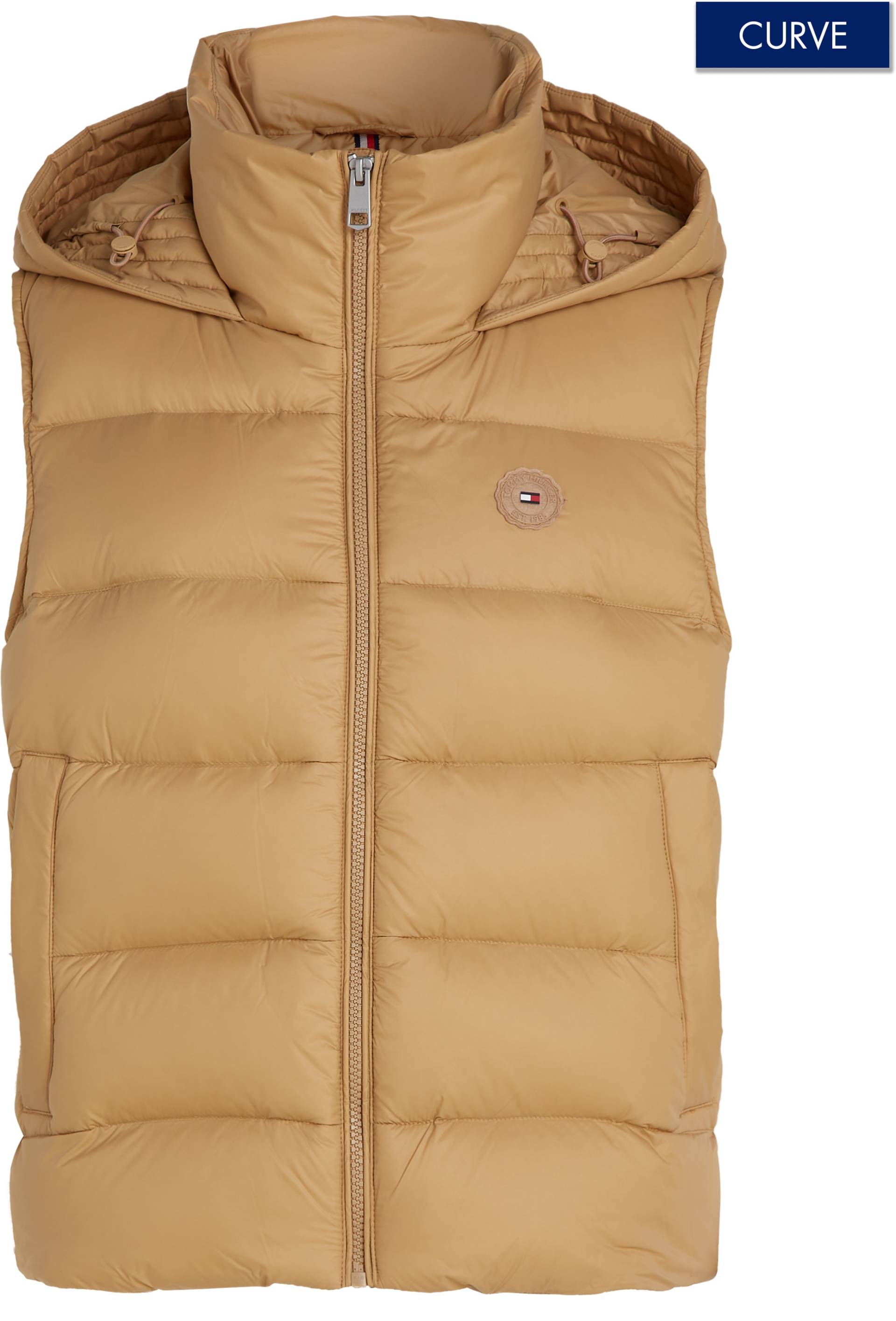 Tommy Hilfiger Curve Steppweste »CRV CASUAL LW DOWN HOOD VEST«, in Grossen Grössen, leichte Wattierung von TOMMY HILFIGER Curve