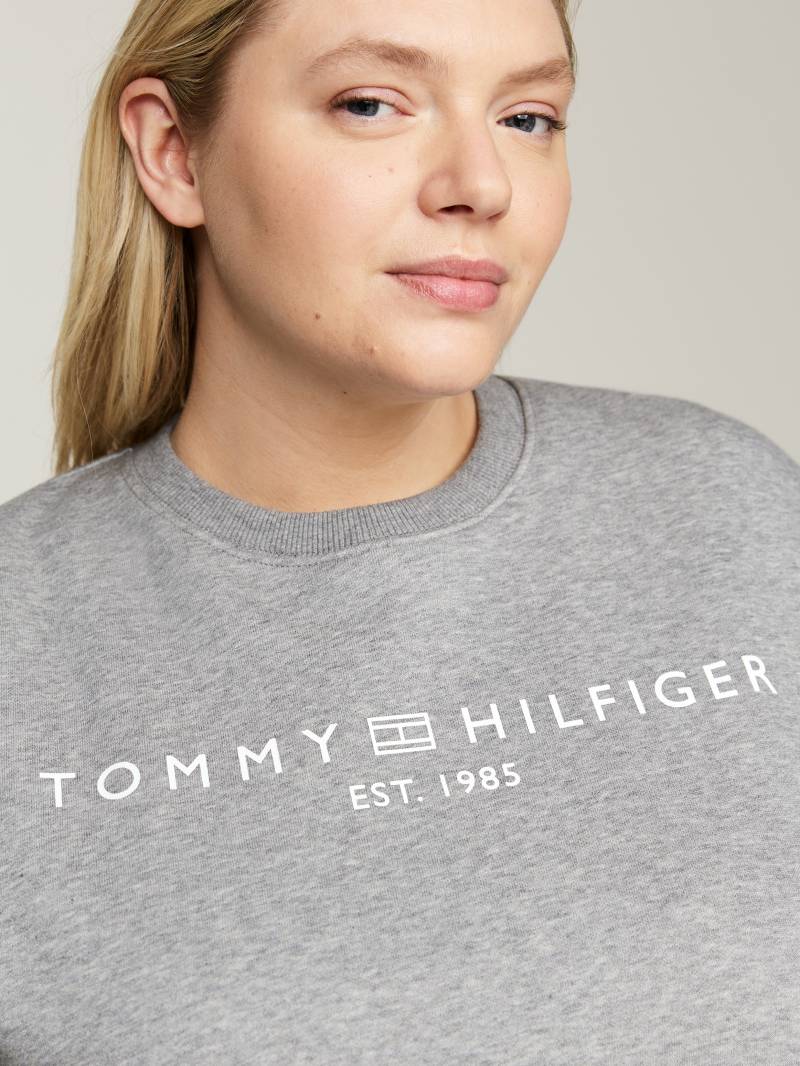 Tommy Hilfiger Curve Sweatshirt »CRV MDRN REG CORP LOGO SWTSHRT«, mit Logostickerei von TOMMY HILFIGER Curve