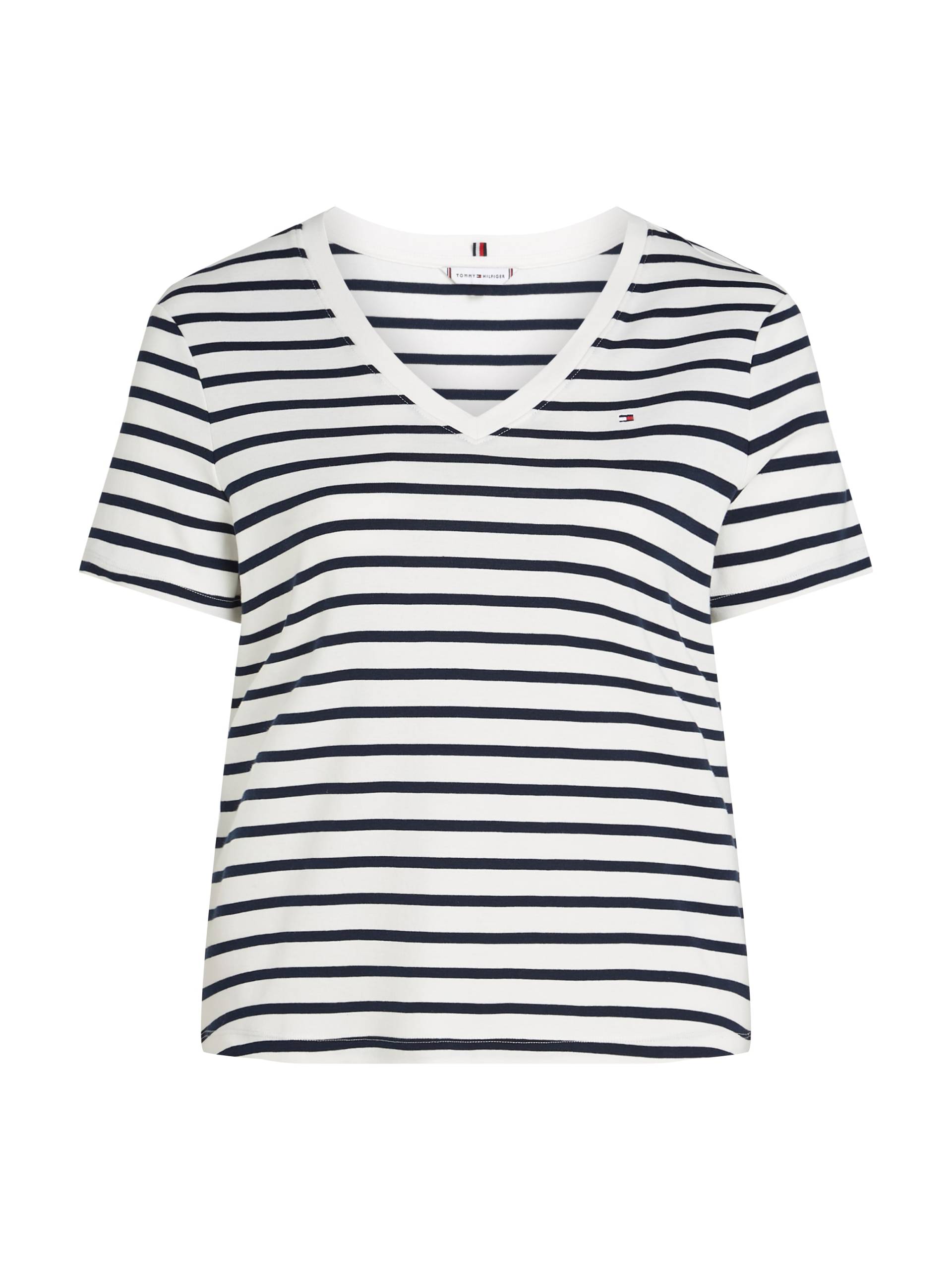 Tommy Hilfiger Curve V-Shirt »CRV SLIM CODY V-NK SS«, in Grossen Grössen von TOMMY HILFIGER Curve